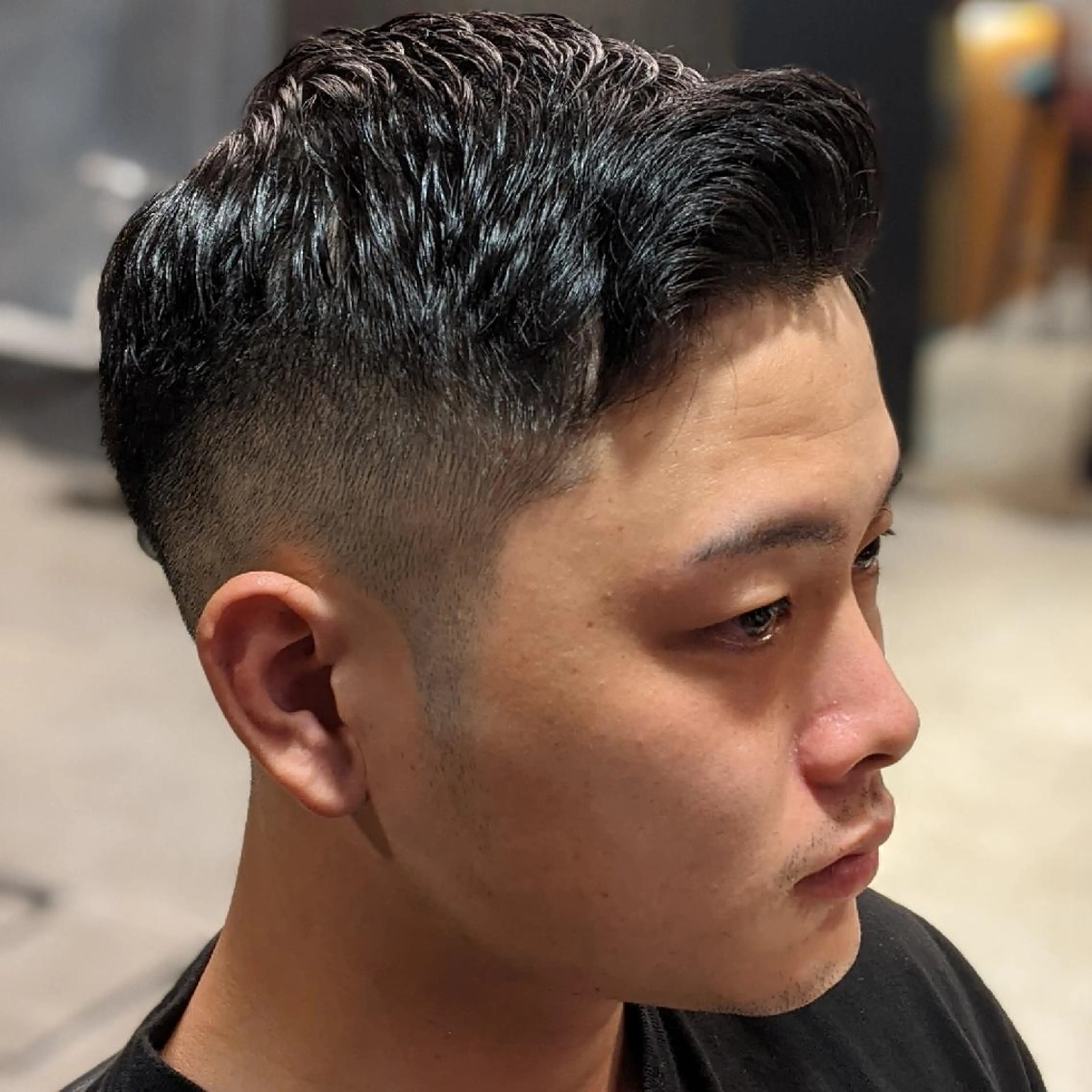 ショート メンズ フェードカット 💈山本 卓士💈のヘアスタイル