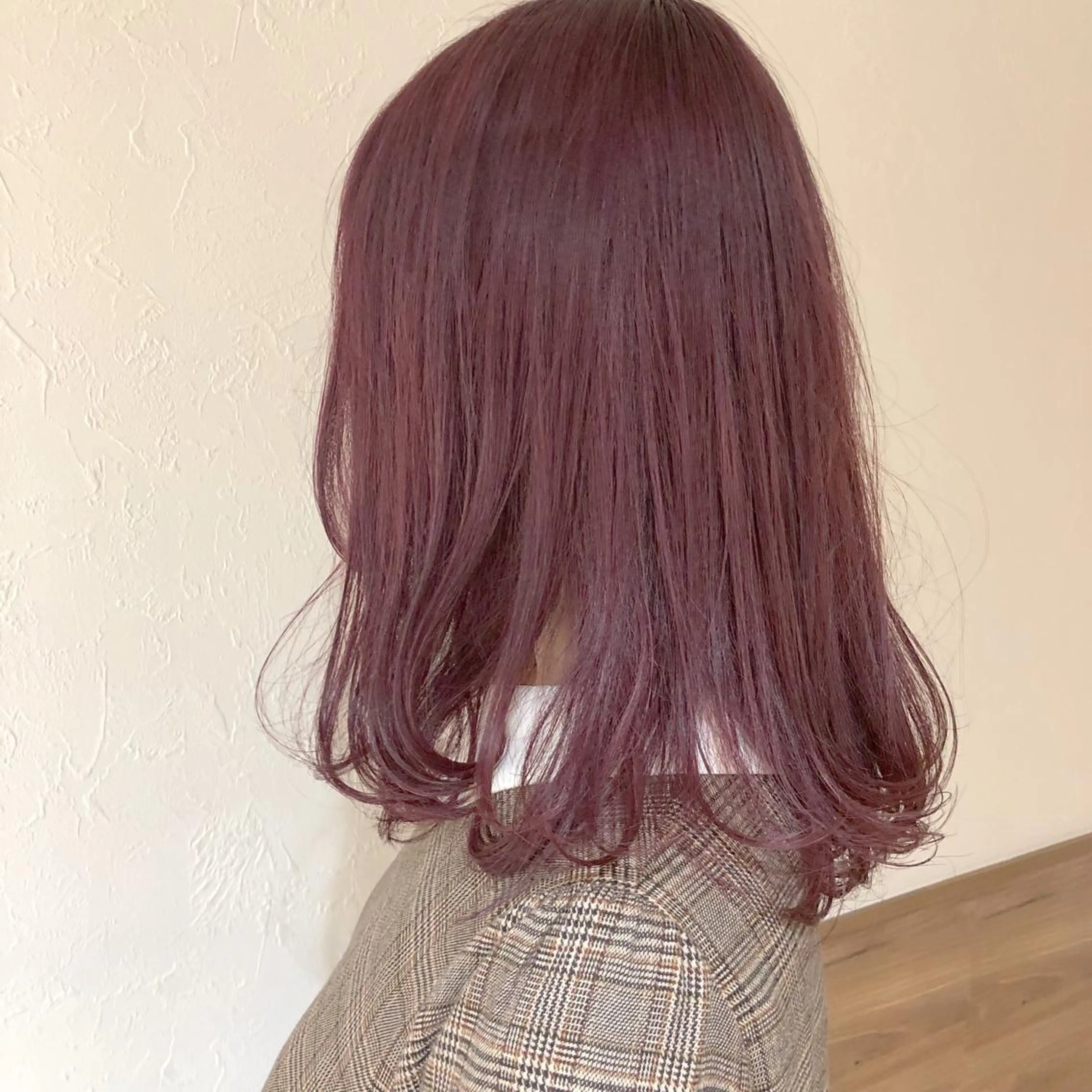 ミディアム カラー パーマ ヘアアレンジ イルミナカラー ピンクカラー ヘアカラー ハイトーン特化🤍 浦住のヘアスタイル