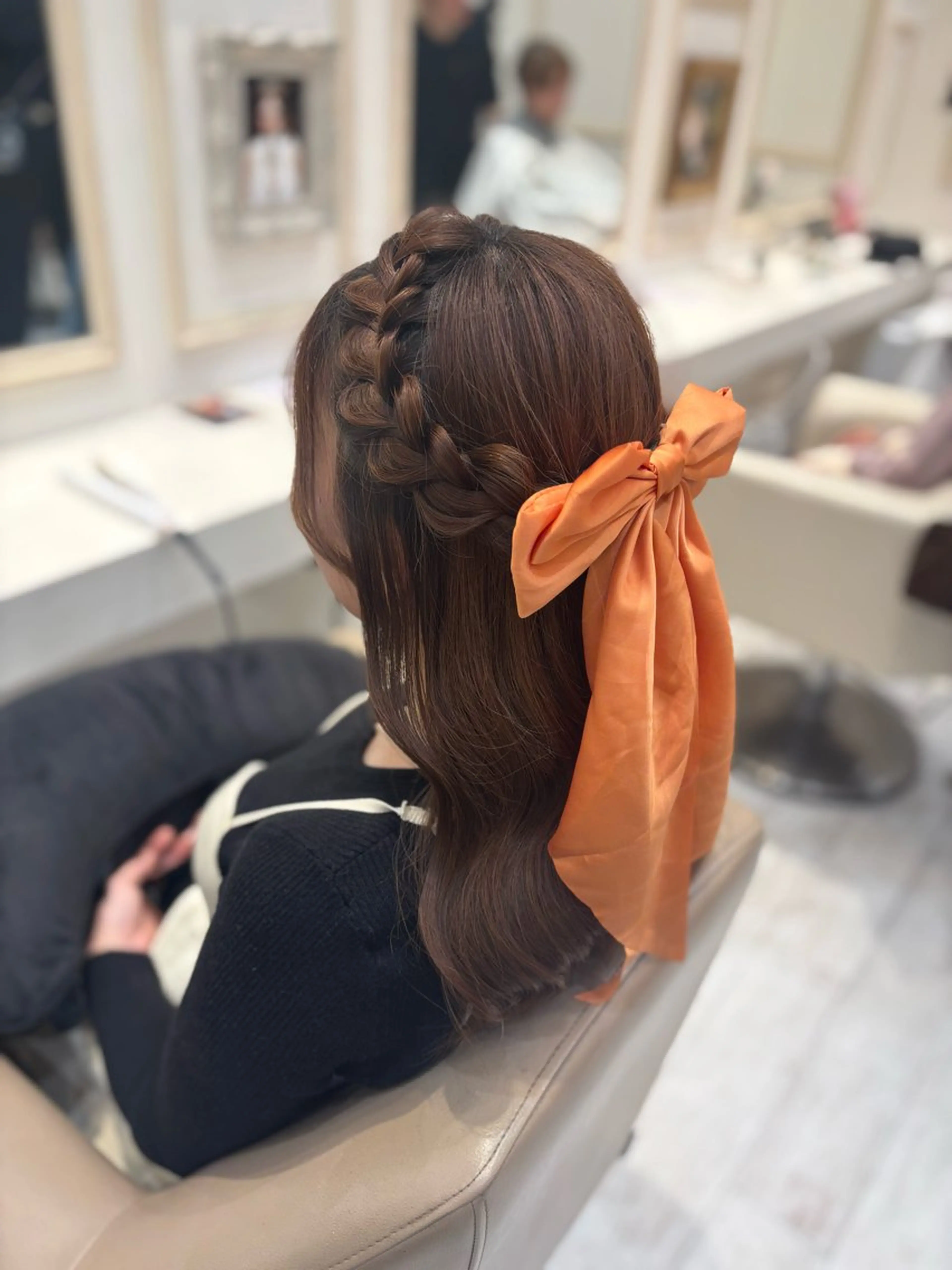 ヘアアレンジ ハーフアップ 古森 杏依子のヘアスタイル