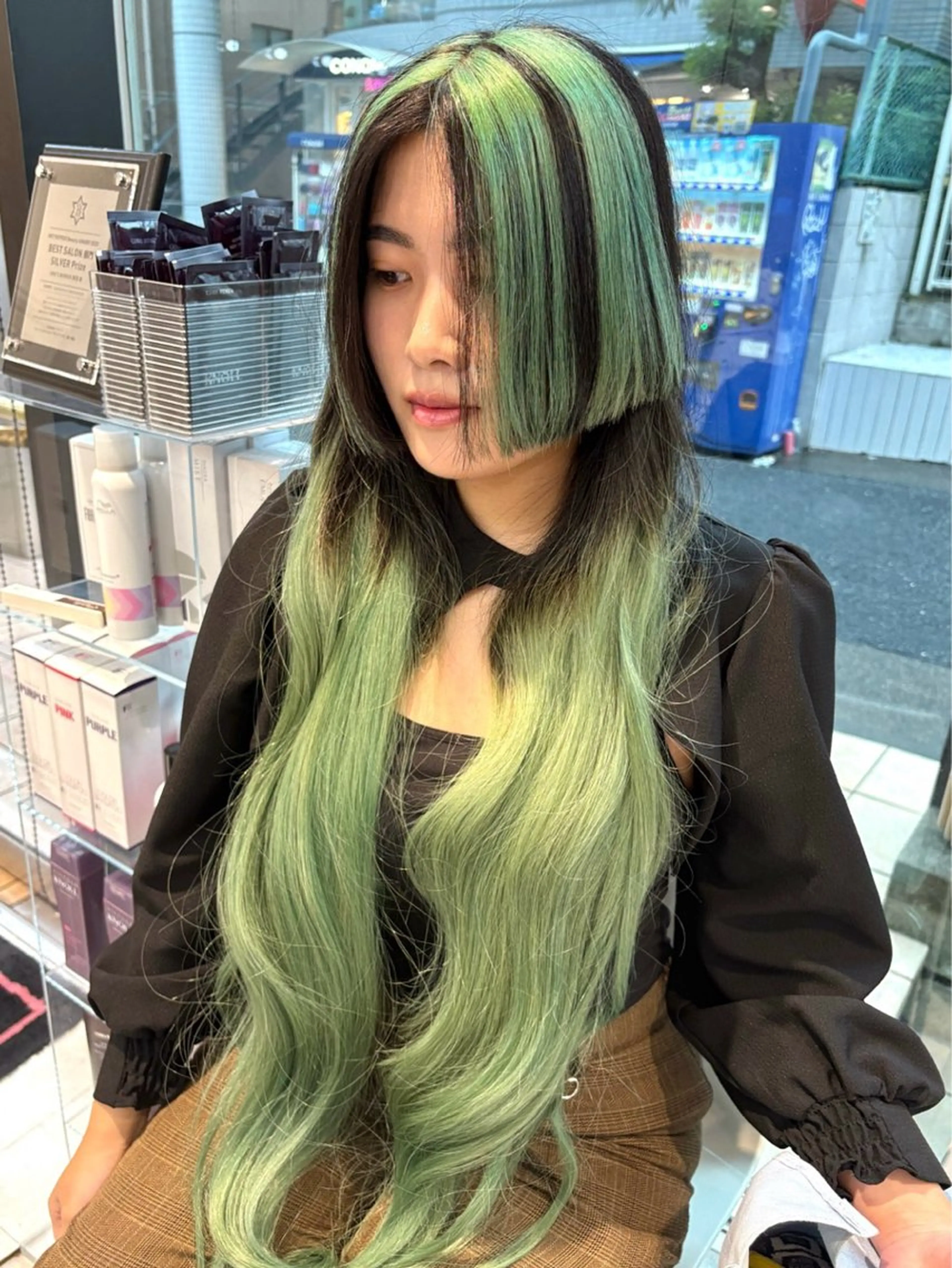 ロング カラー ヘアアレンジ ヘアカラー 🌈【🎀ヘアデザイ ナー🎀】✨ノン✨のヘアスタイル