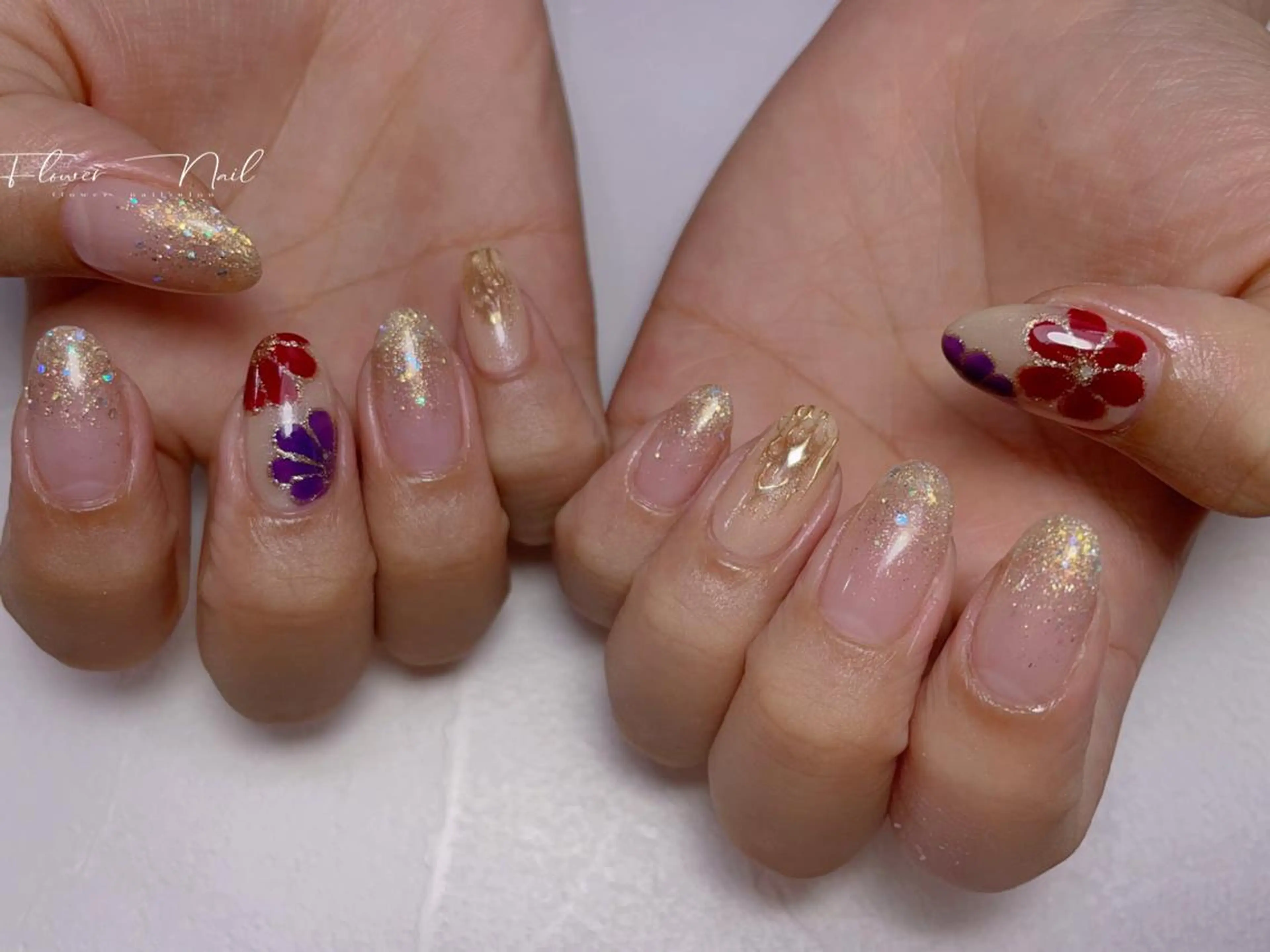 ネイル Flower nailのネイルデザイン