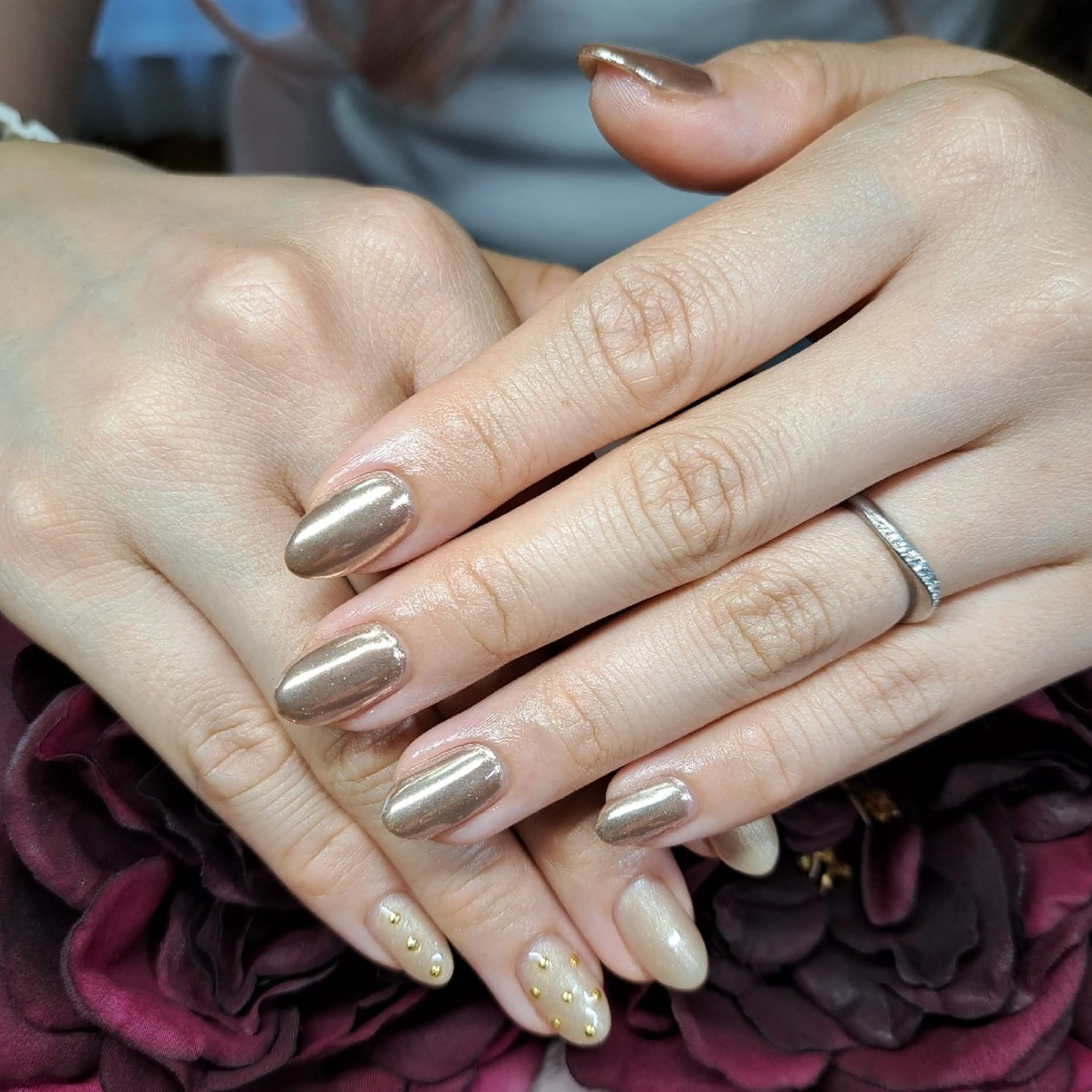 ネイル キラキラネイル 持ち込み HAYASHI  Nのネイルデザイン