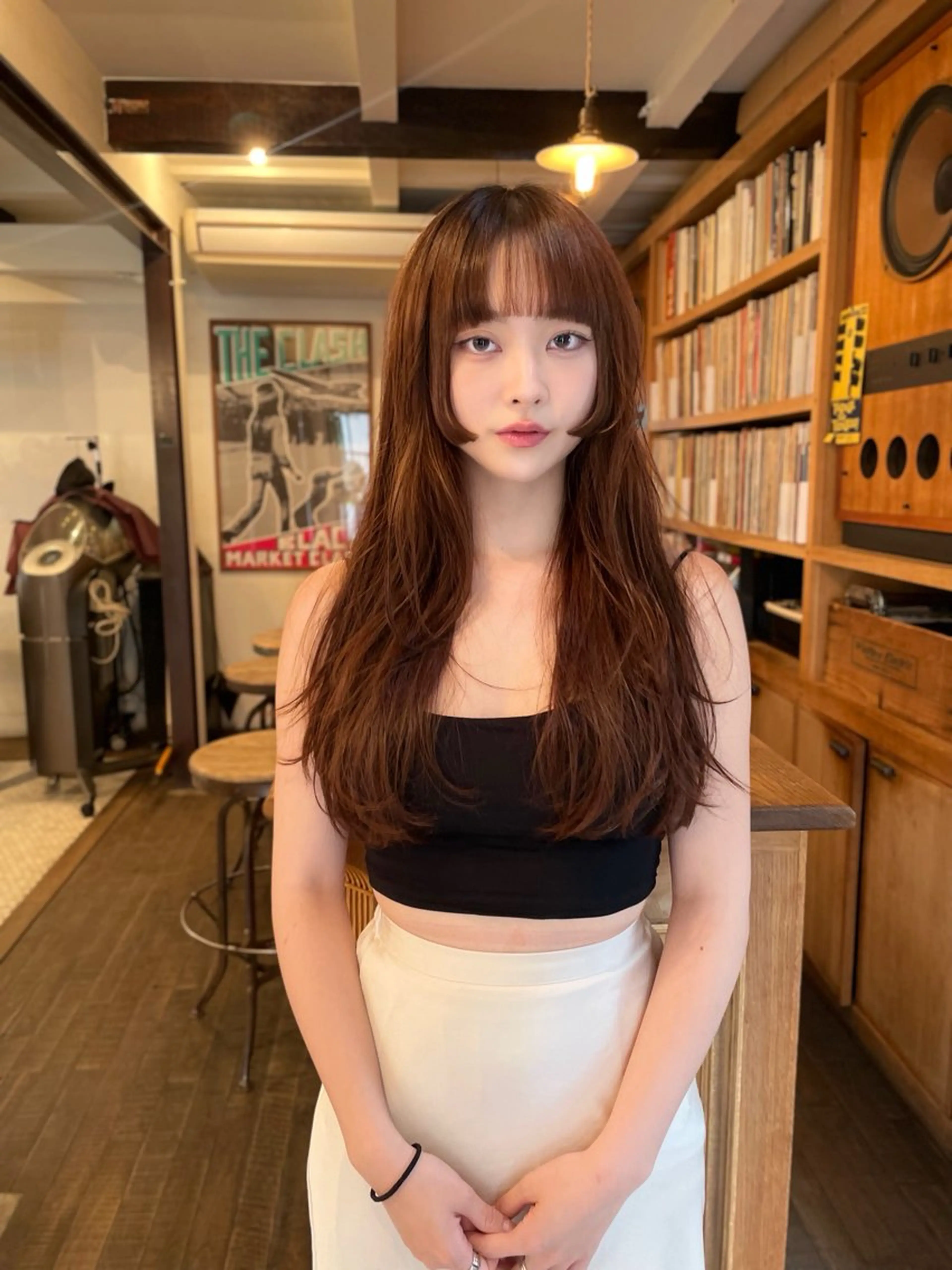 ロング カラー 篠江 廉のヘアスタイル