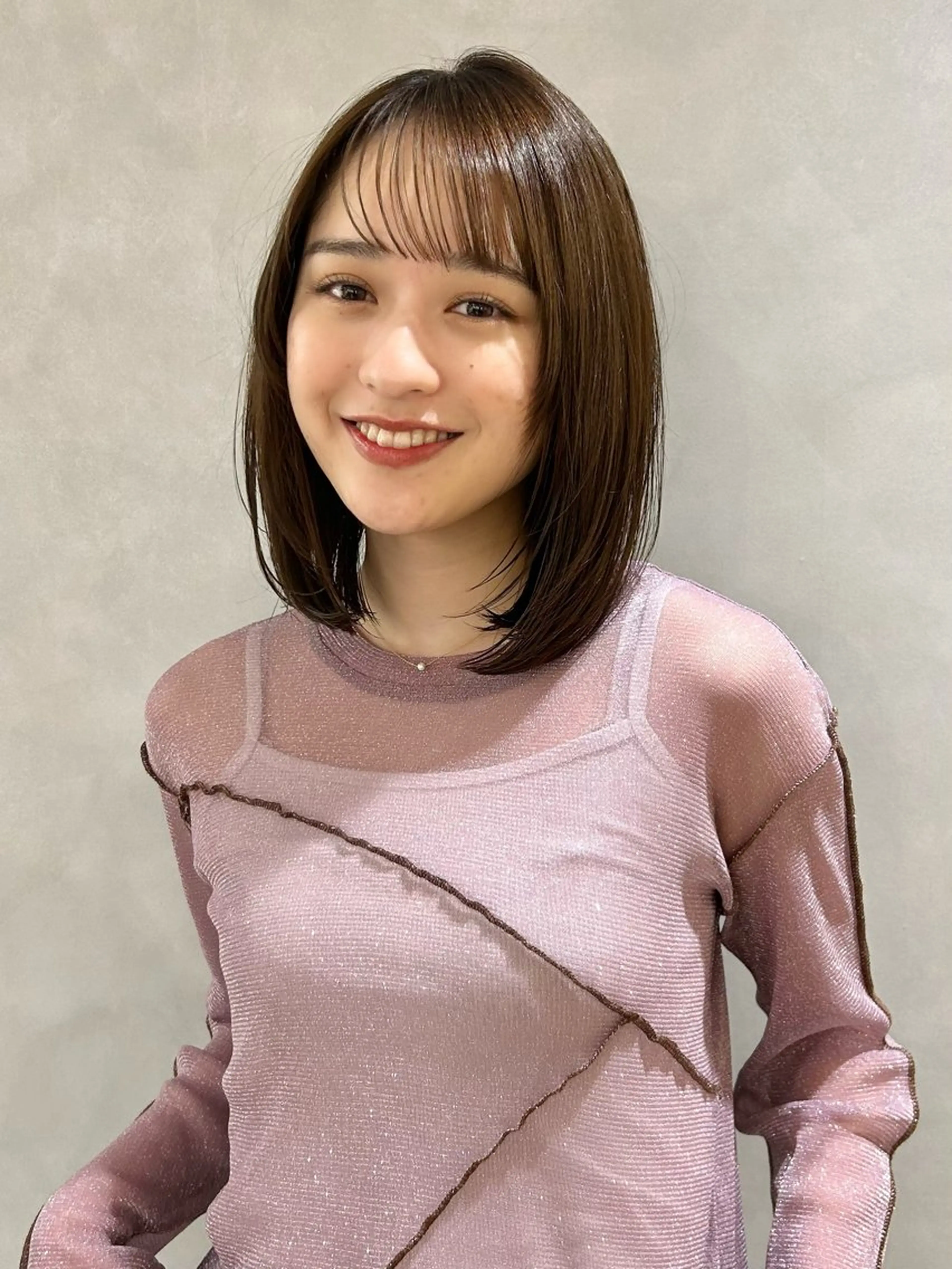 ミディアム ミディアムレイヤー レイヤーカット カット 池袋/レイヤー/ 顔まわり/taigaのヘアスタイル