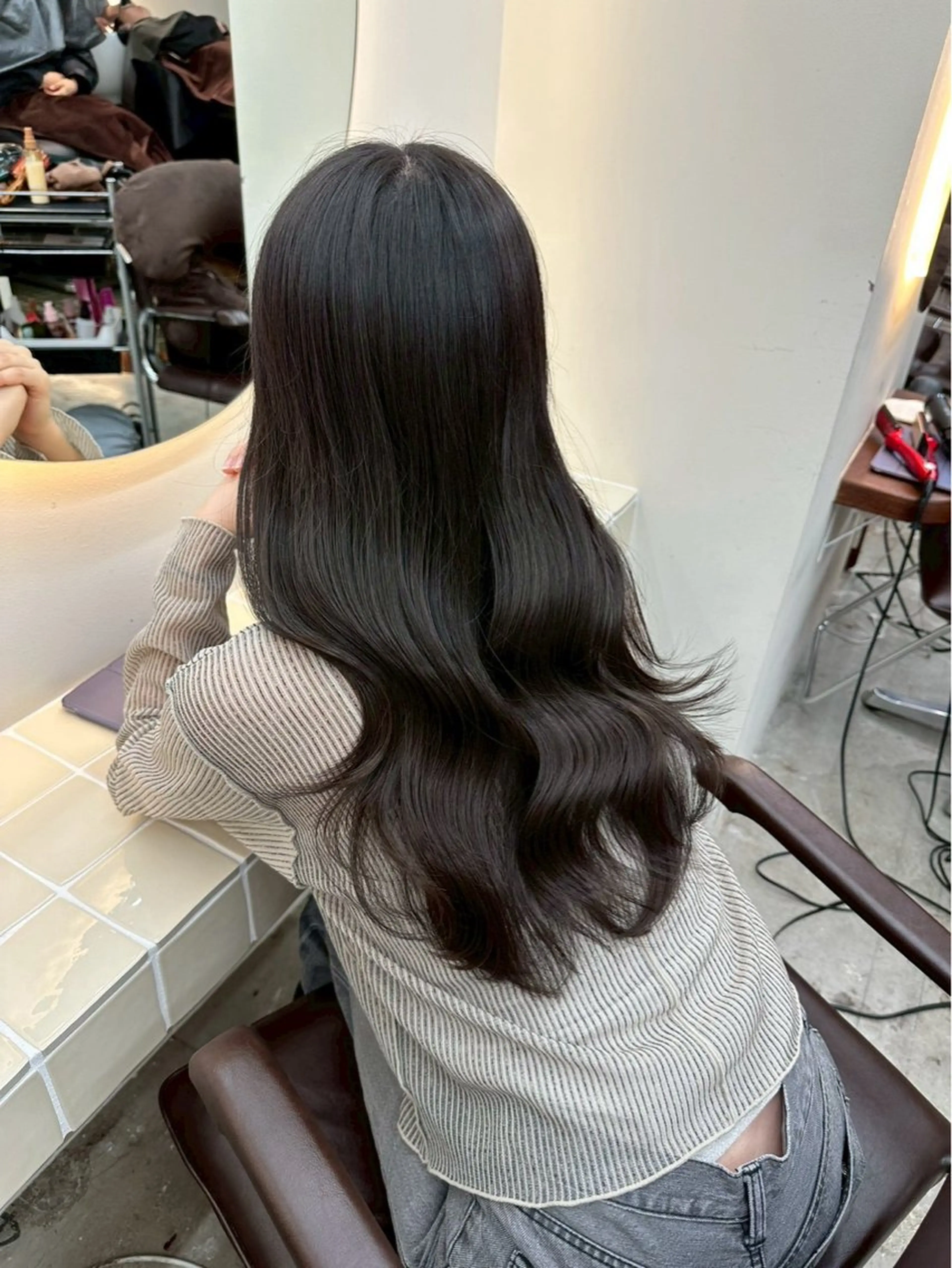 カット+アディクシーイルミナカラー＋オージュア4ステップトリートメントの写真