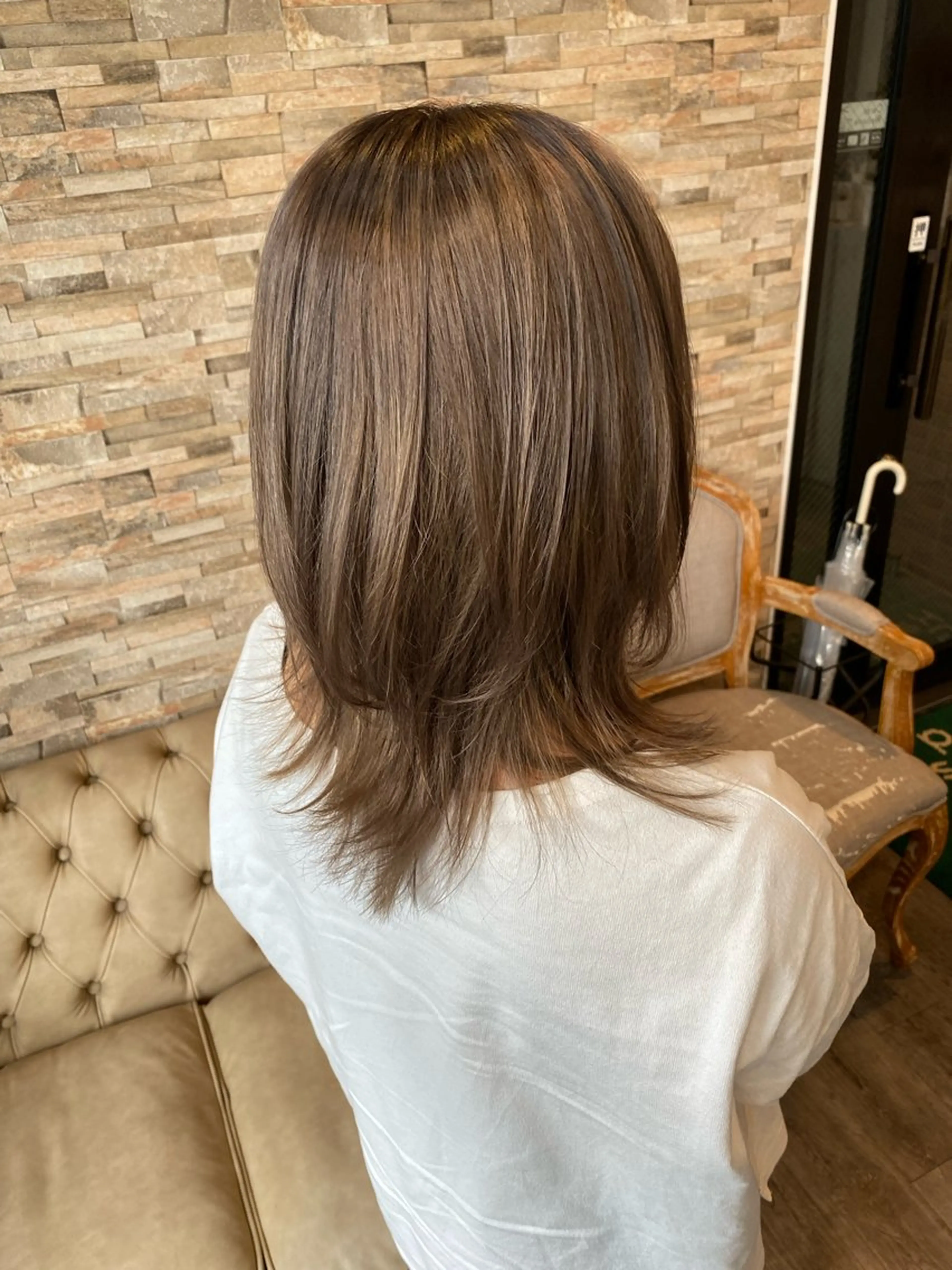 カラー ベージュカラー サイトウ 南柏のヘアスタイル