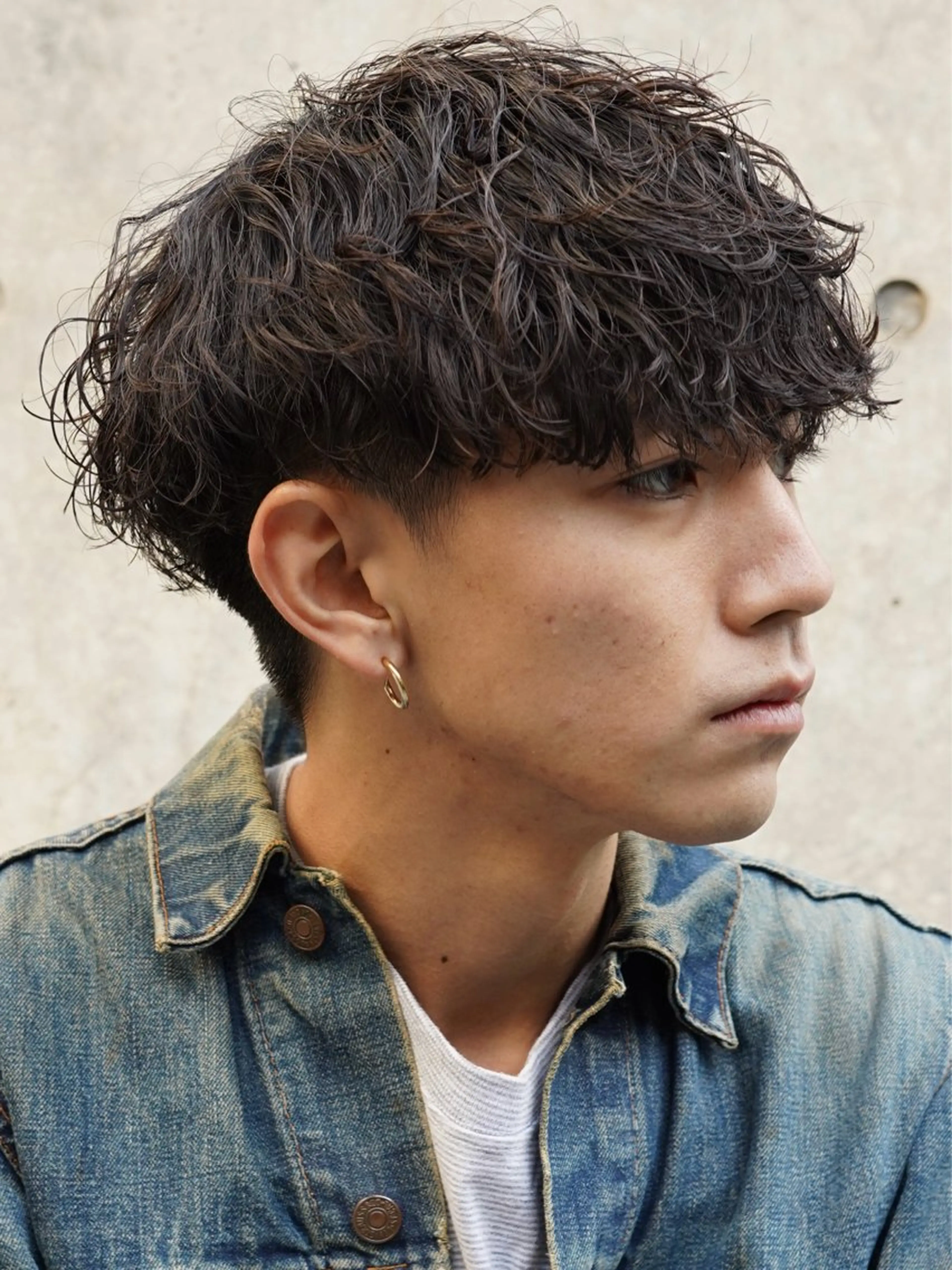 パーマ メンズ メンズパーマ 波巻きパーマ スパイラルパーマ パーマ メンズパーマ特化 sayoのヘアスタイル