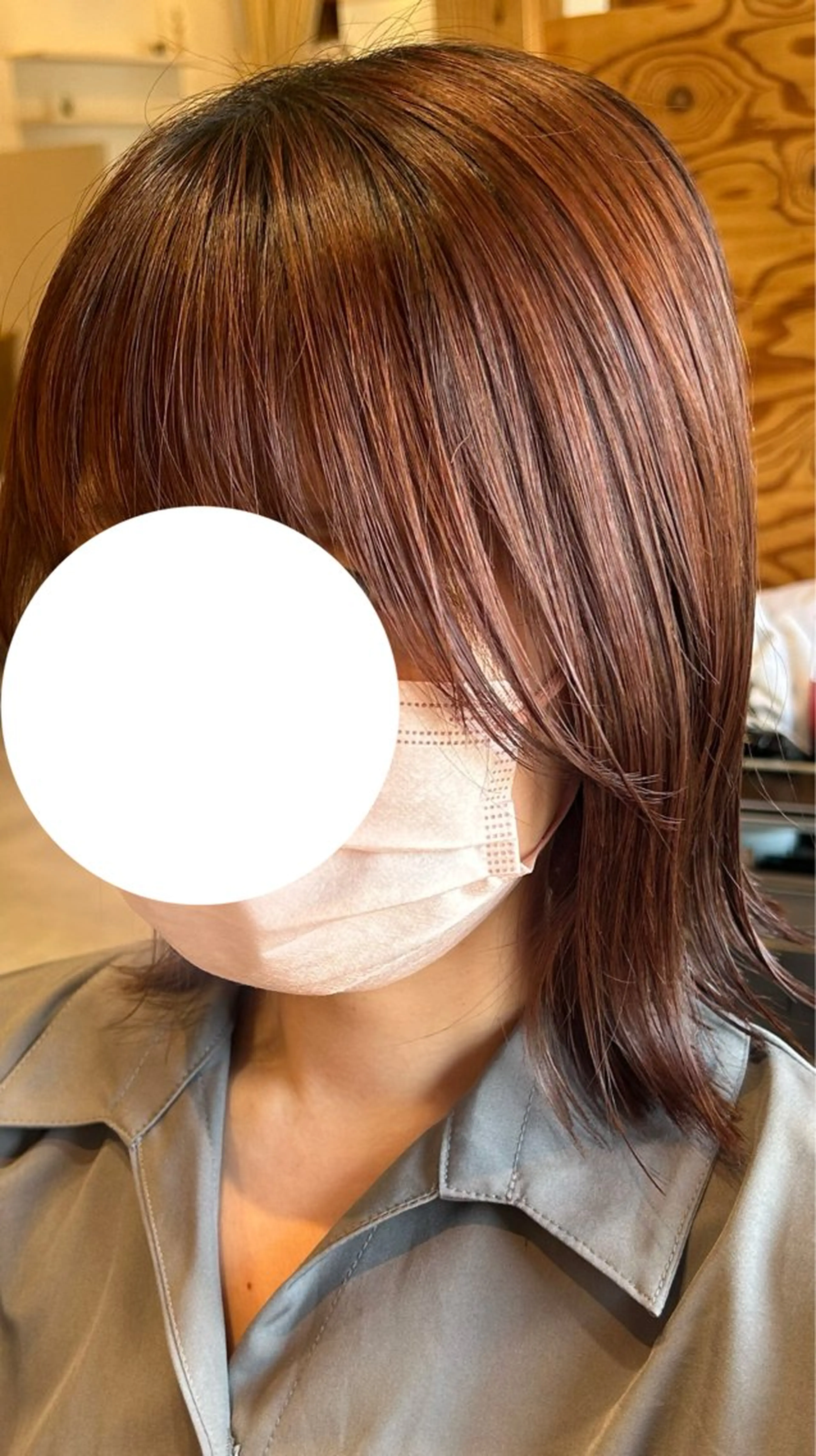 ミディアム 顔周りカット adorable 樋口円のヘアスタイル