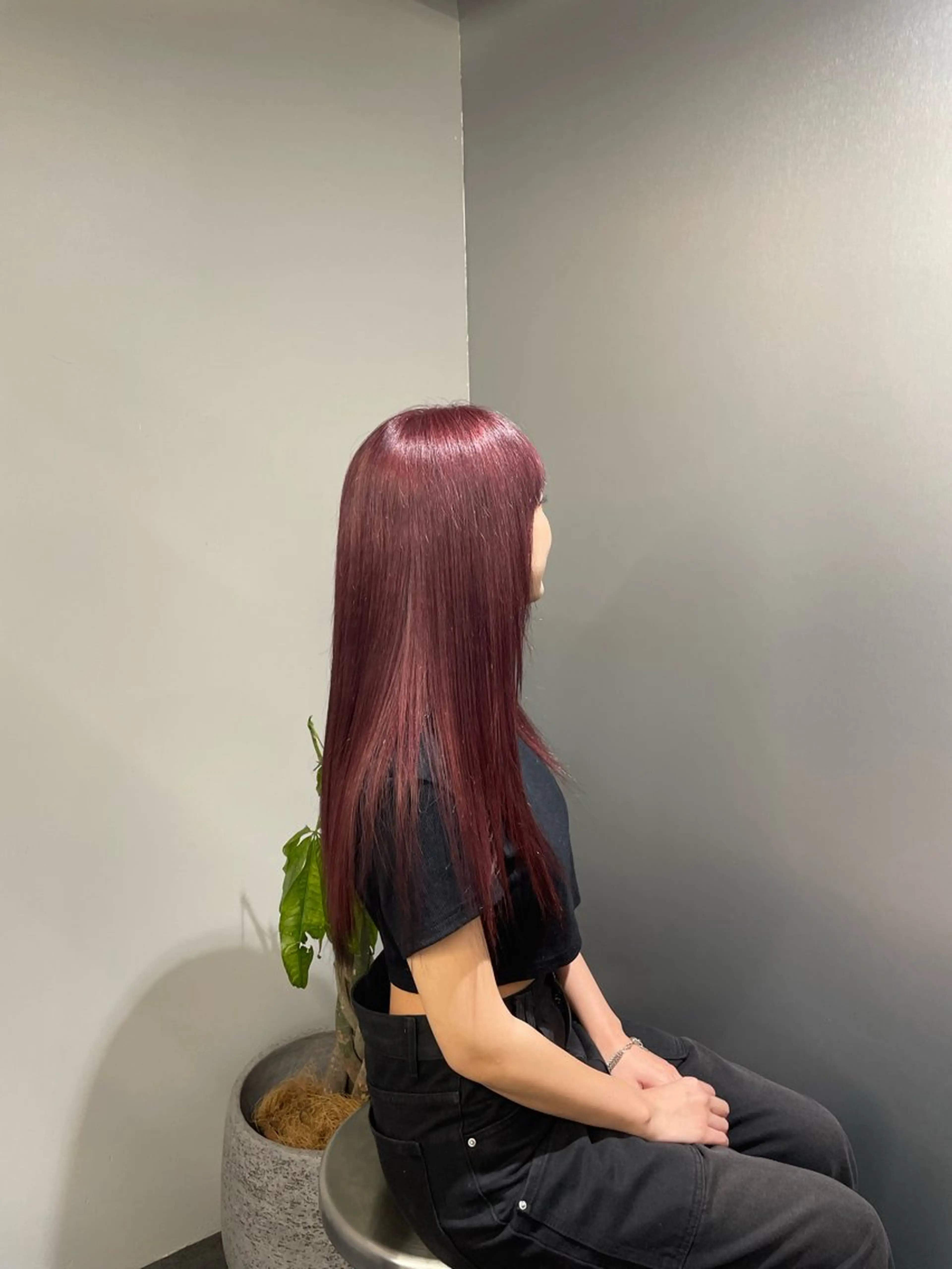 ロング カラー ヘアアレンジ fifth 石川 凪のヘアスタイル