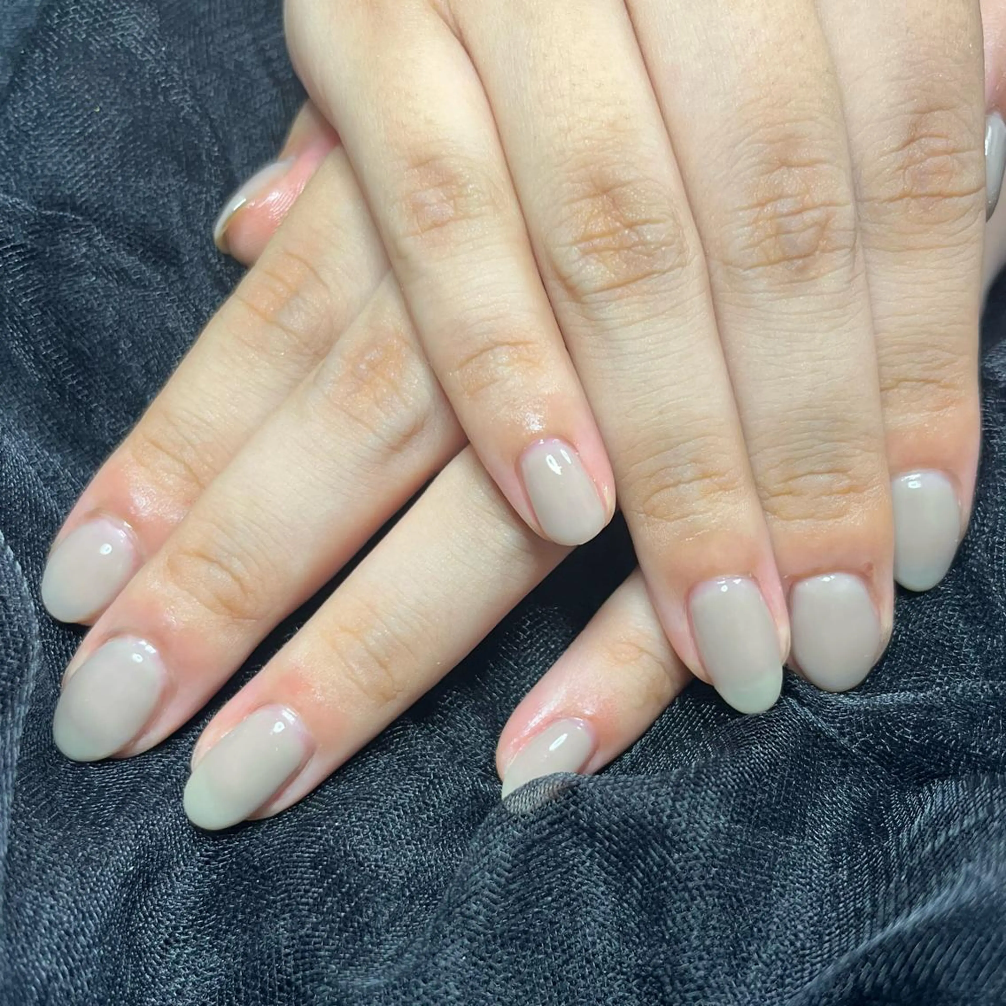 ネイル ワンカラーネイル 森 まりなのネイルデザイン