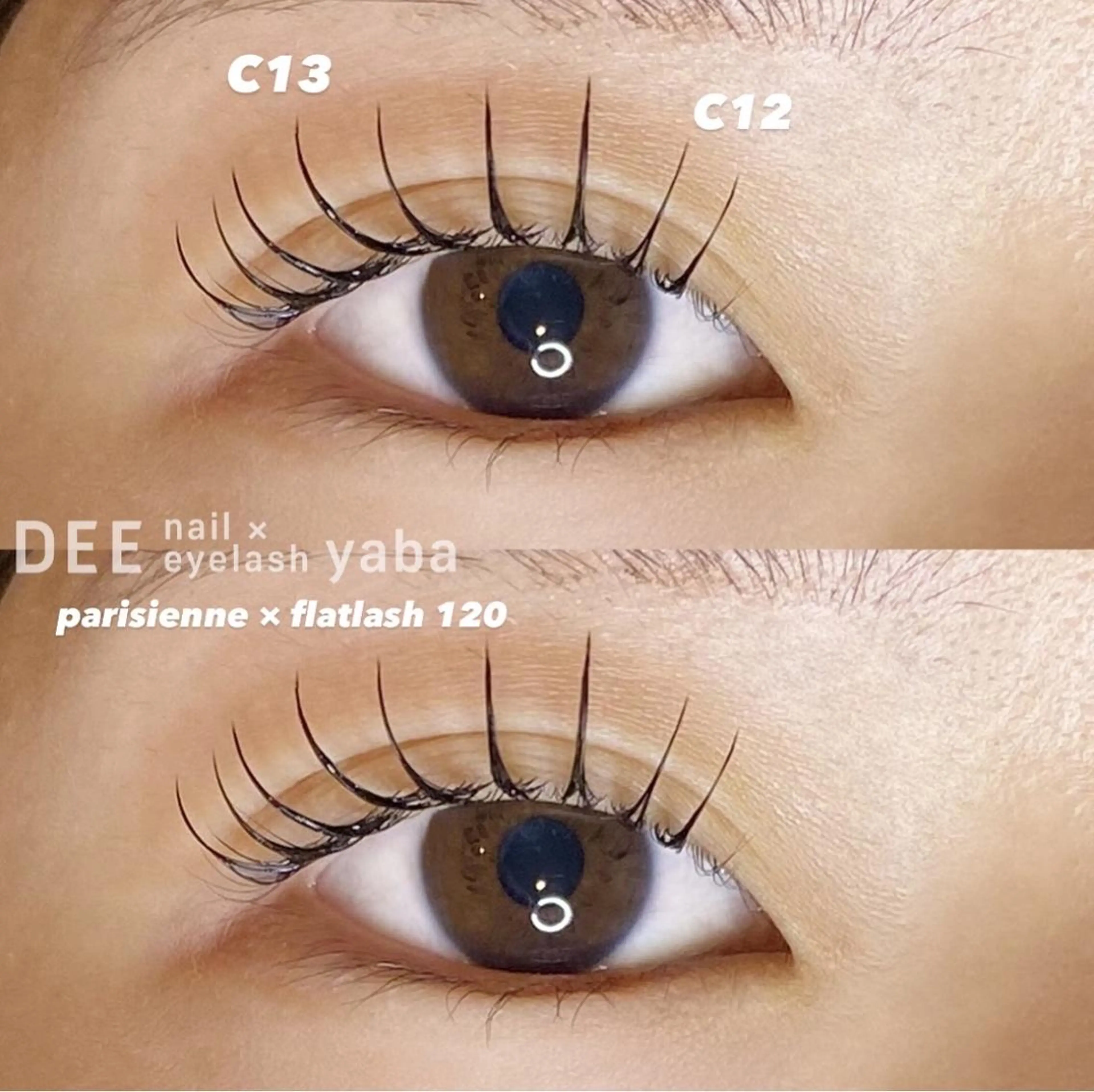 マツエク・マツパ hiyori.W DEE yabaのマツエク・マツパデザイン