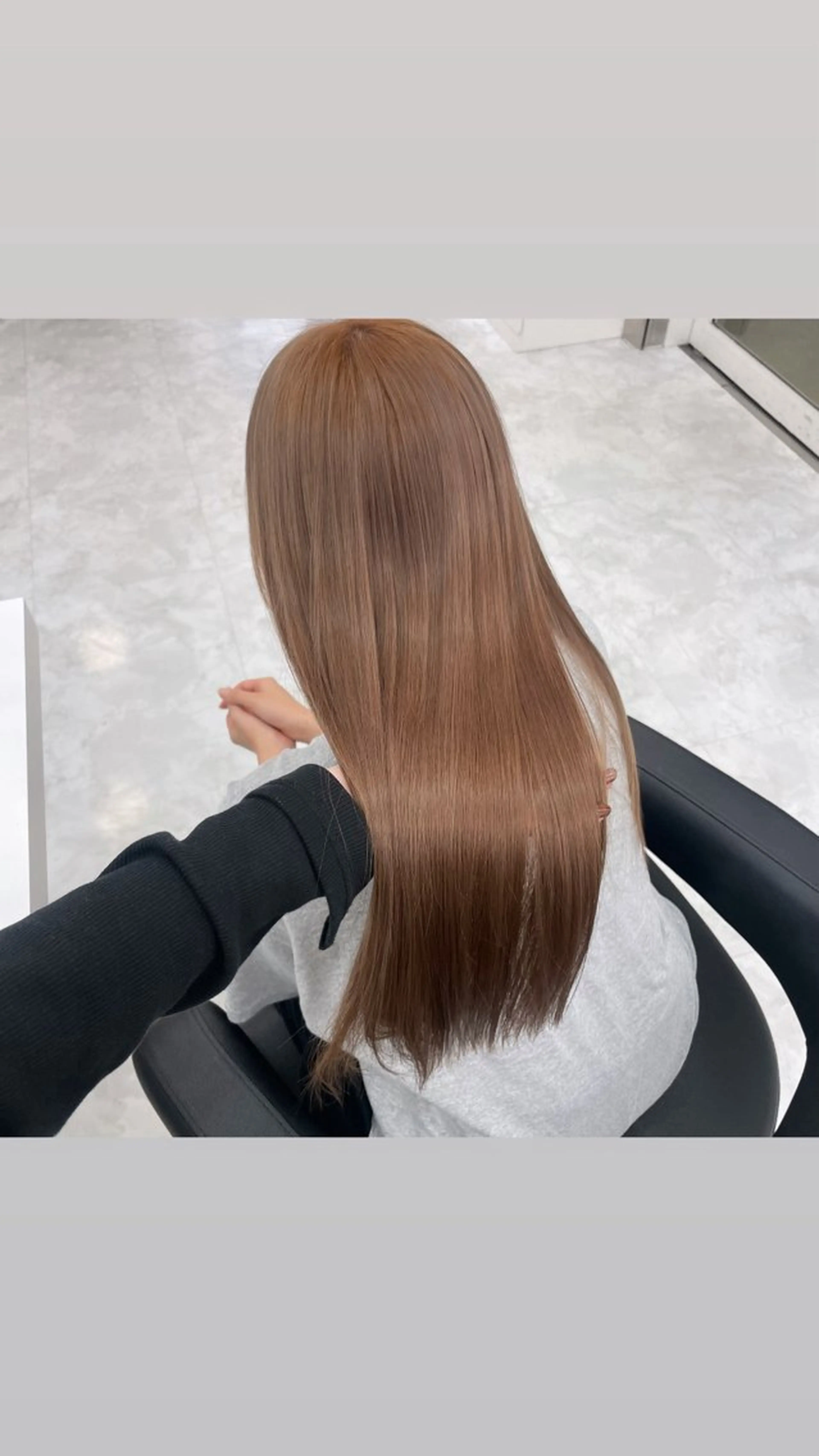 【ブリーチしたくない方必見】ブリーチなしのダブルカラー+髪質改善トリートメントの写真