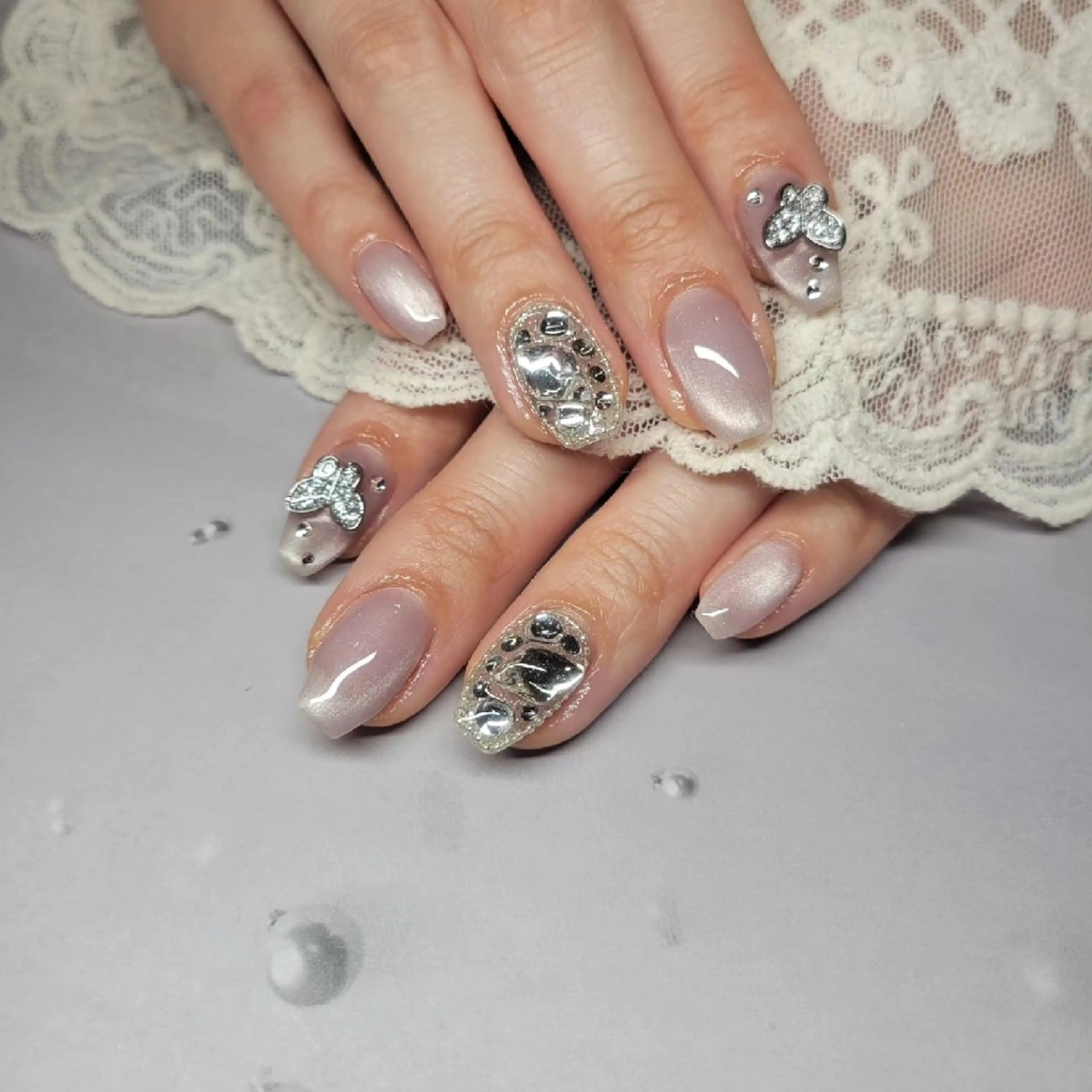 ネイル ジェルネイル マグネットネイル Nail salon Coco所属・Nail salon Coco【溝の口駅】のネイルデザイン