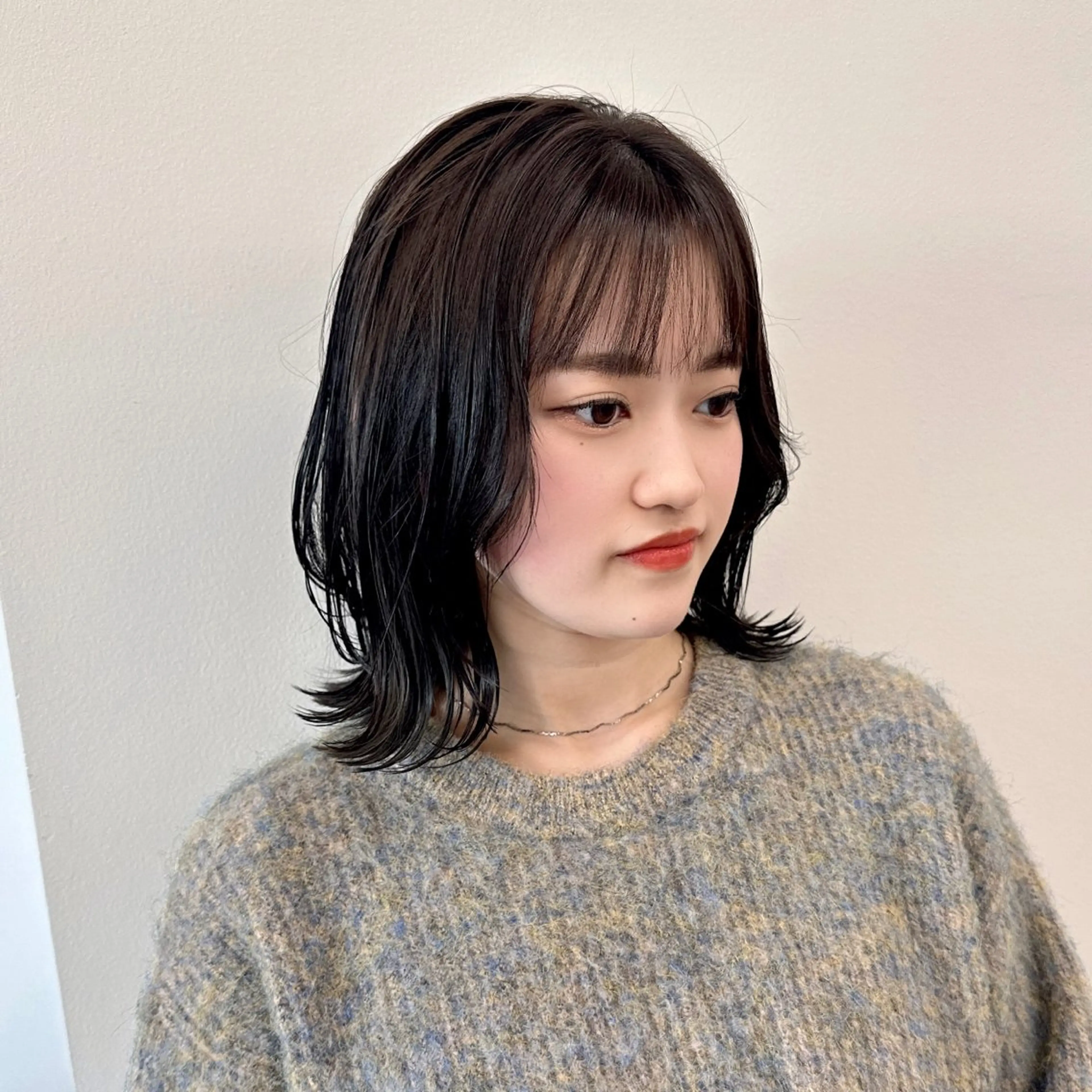 ミディアム カラー カット ヘアカラー トリートメント ブリーチなし/レイヤ ー特化🌈Tommyのヘアスタイル