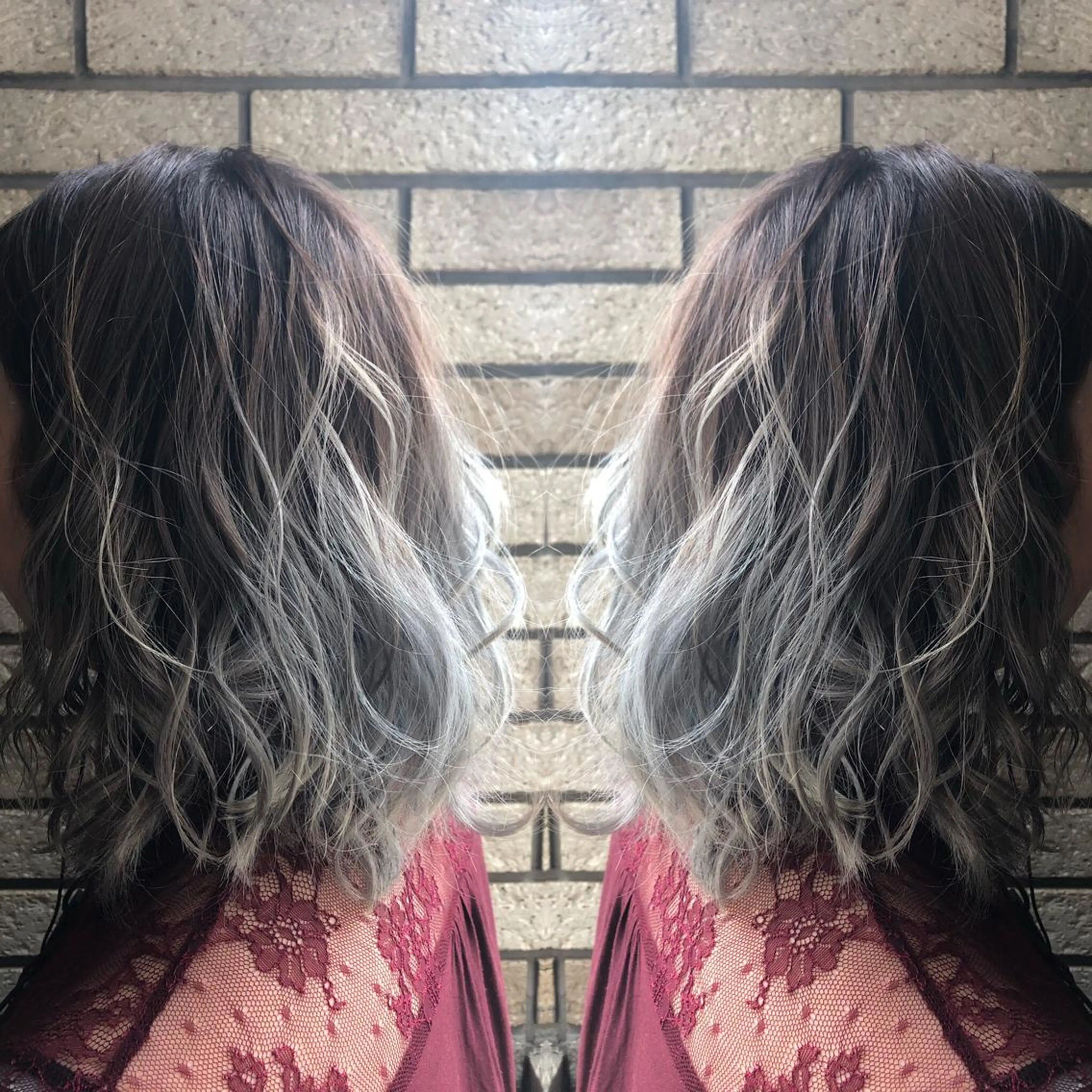 ミディアム ヘアカラー トリートメント 縮毛矯正の達人 ☆ 松本のヘアスタイル