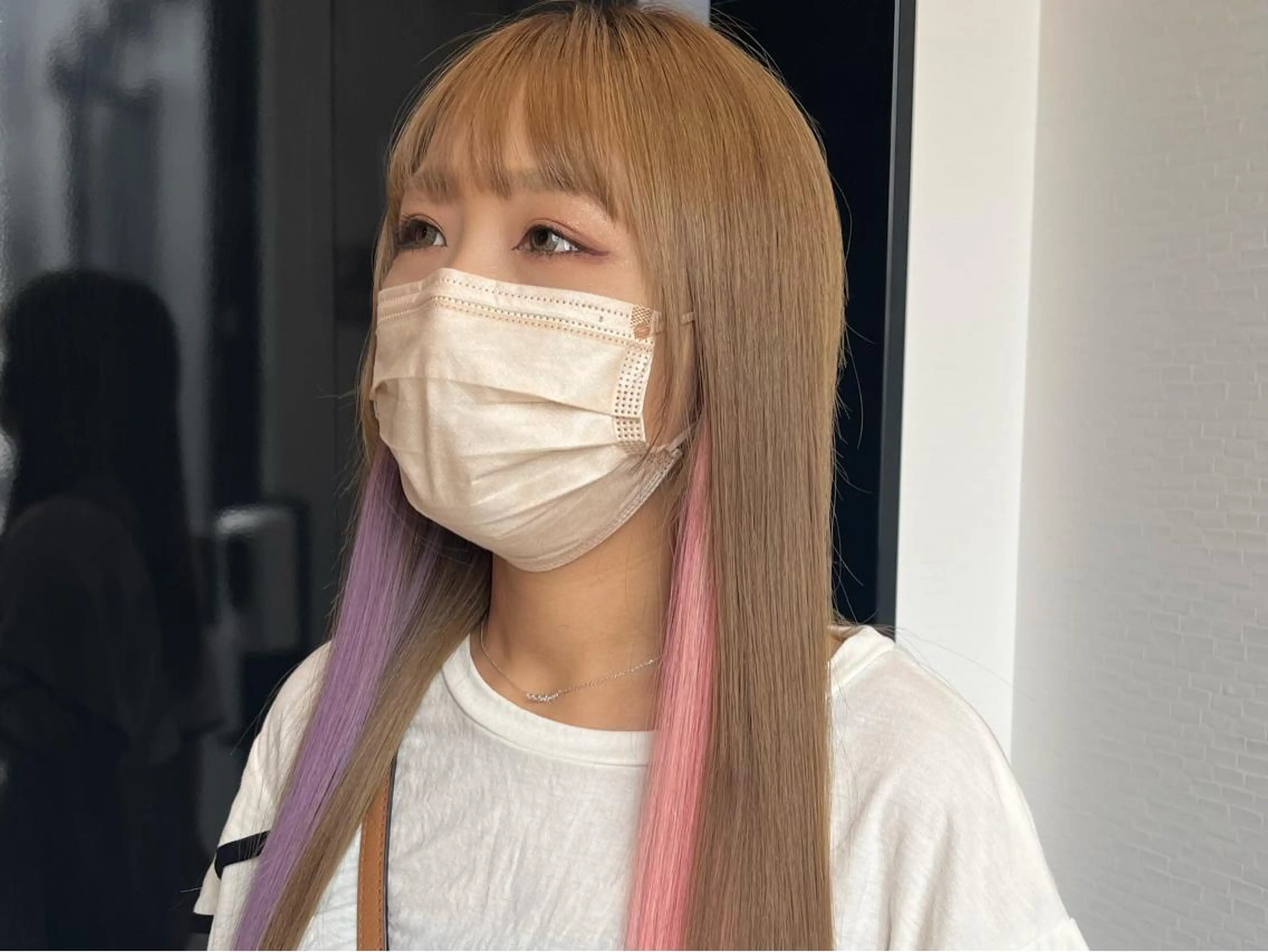 ロング カラー カット ヘアカラー トリートメント ヘアカラー&縮毛矯正 STAR☆RIVERのヘアスタイル