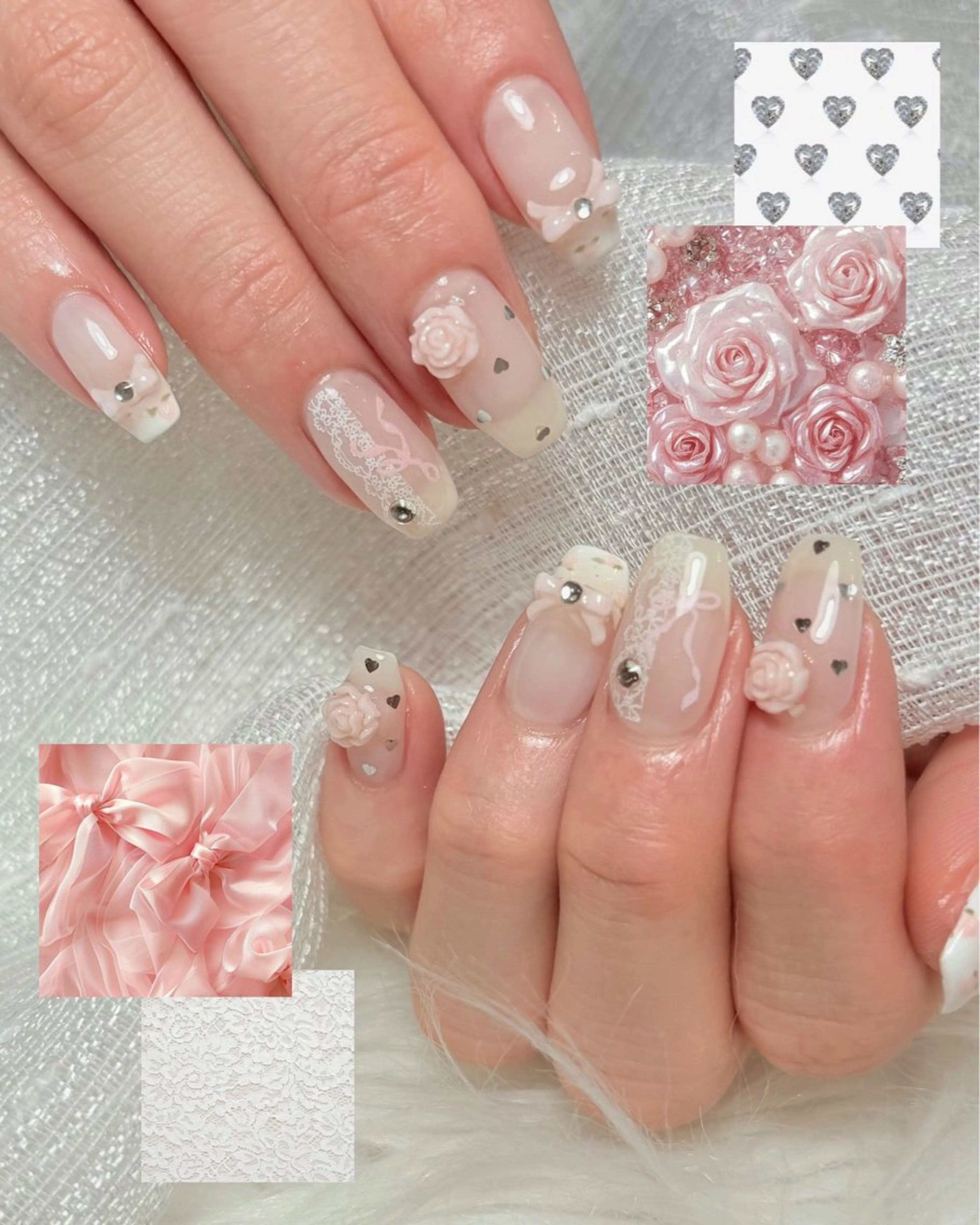 ネイル フレンチネイル シルバー 【Eclat ｴｸﾗ】nail＆beauty所属・Eclat［ｴｸﾗ］ Yuriのネイルデザイン