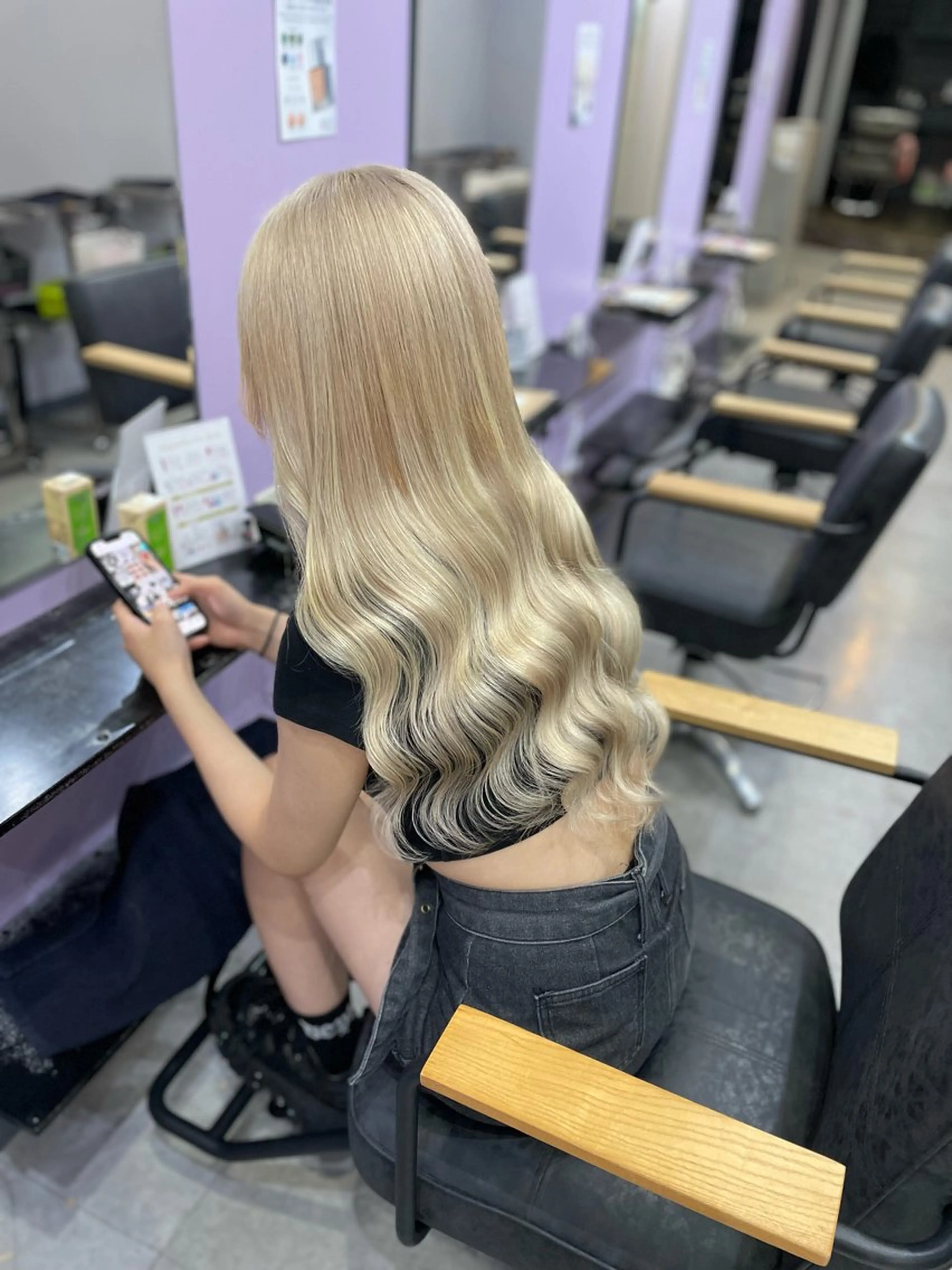 カラー ダブルカラー エクステ 住田悠紗/ カットモデル募集中のヘアスタイル