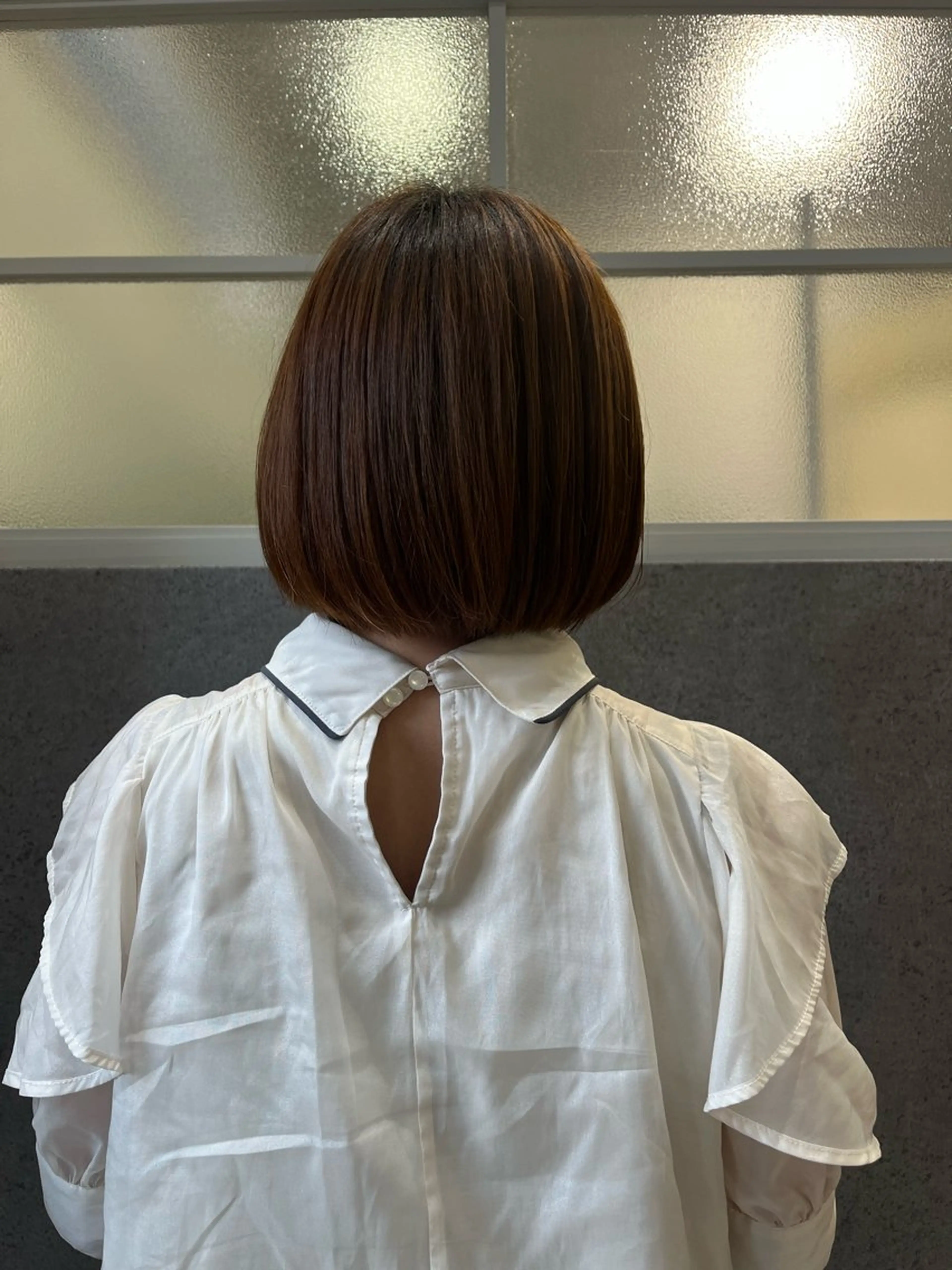 ショート ボブ カット ヘッドスパ 加藤 あおいのヘアスタイル