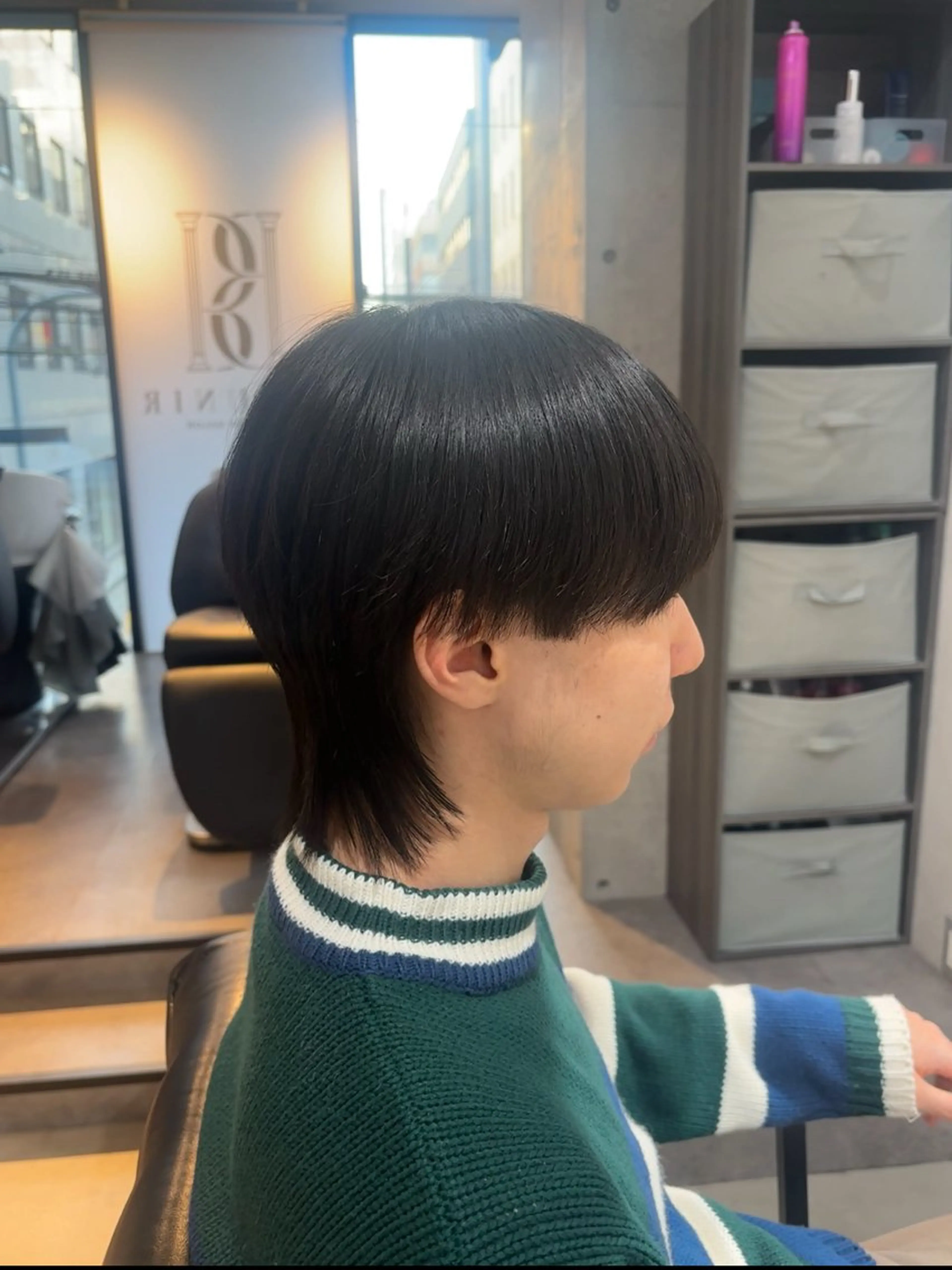 メンズ シャドウパーマ 高森蓮のヘアスタイル