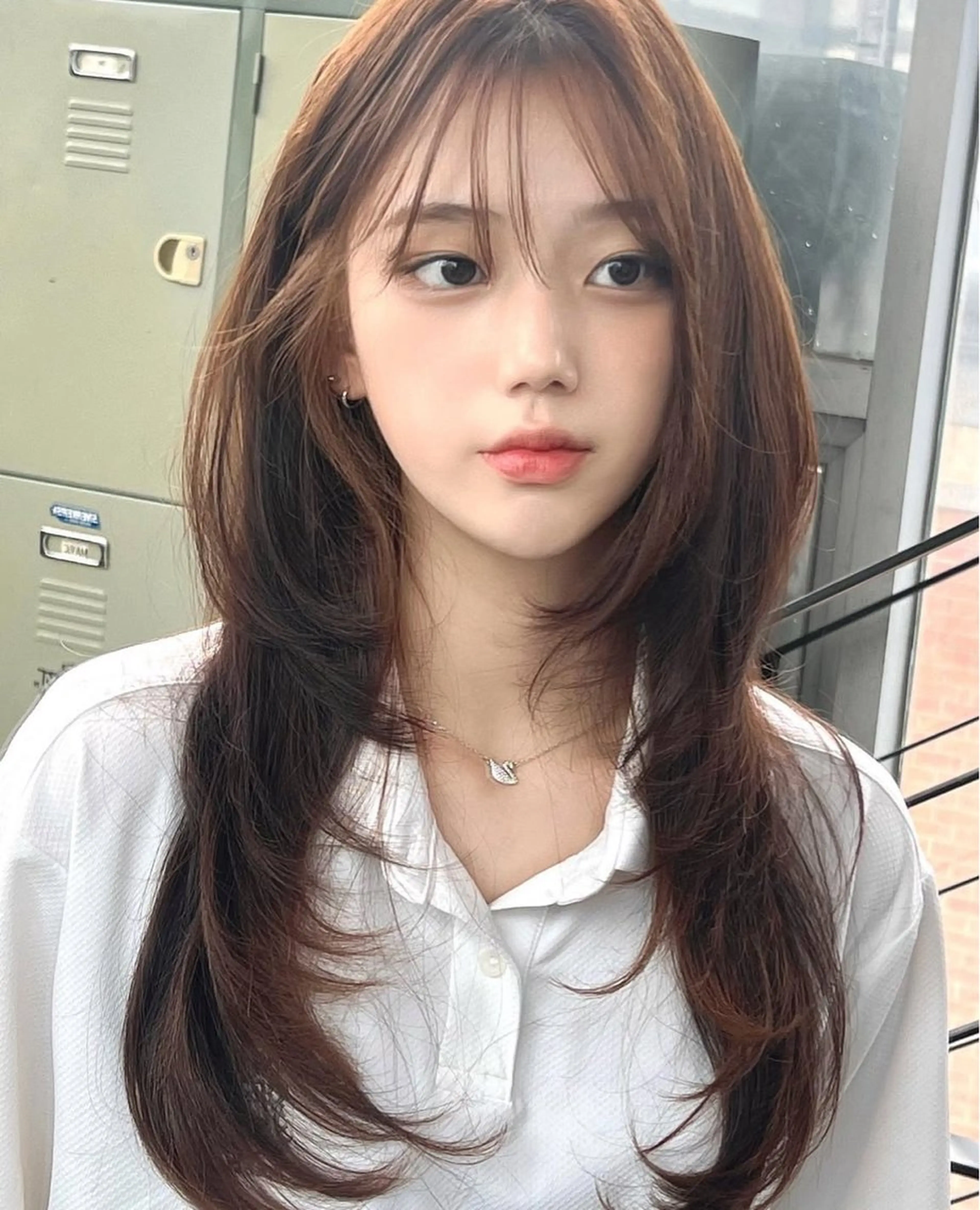 🉐韓国式似合わせカット（レイヤー,ハッシュカットなど）＋カラー＋髪質改善4ステップトリートメントの写真