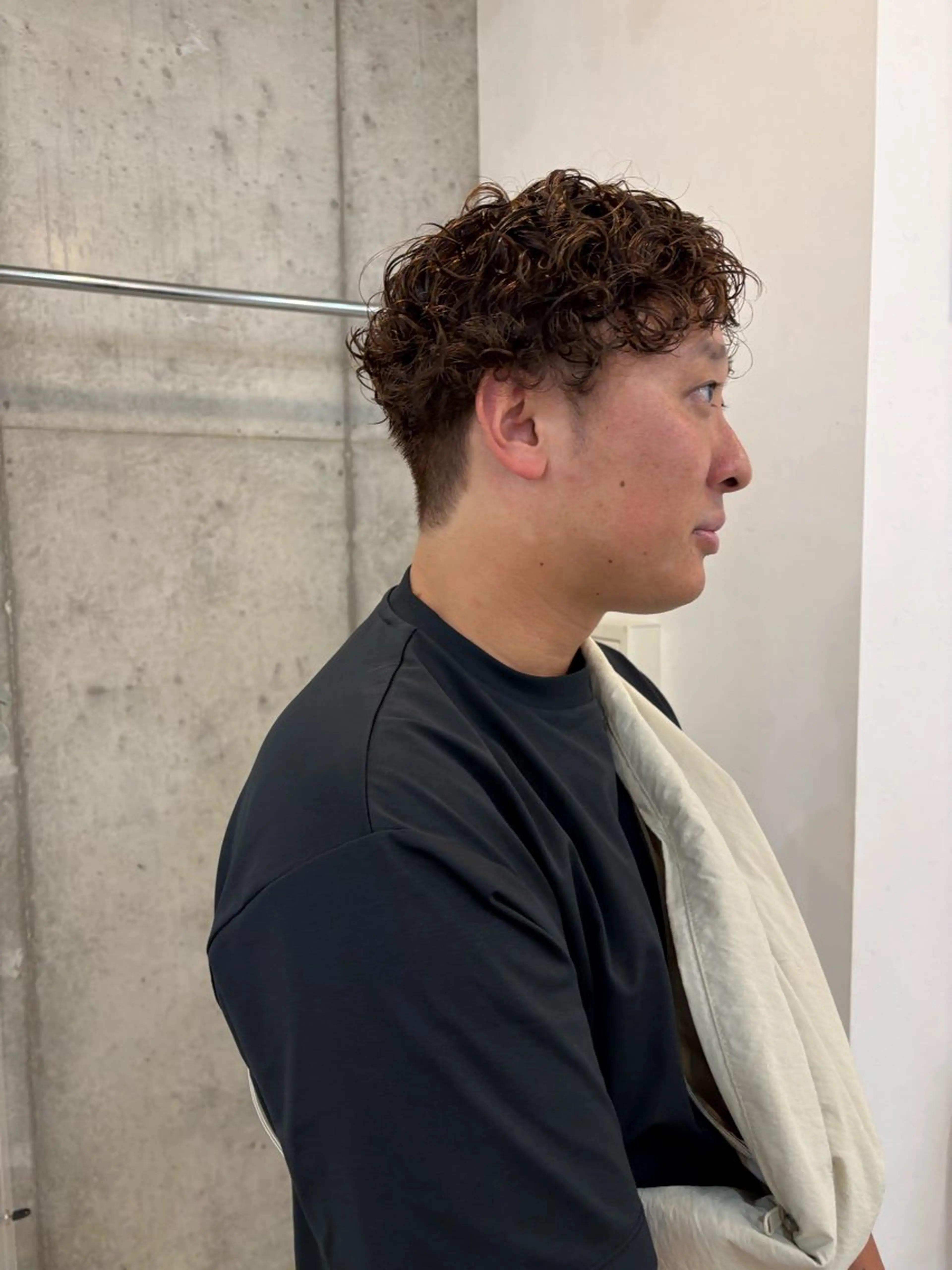 カラー パーマ メンズ カット ヘアカラー パーマ eri kinjoのヘアスタイル