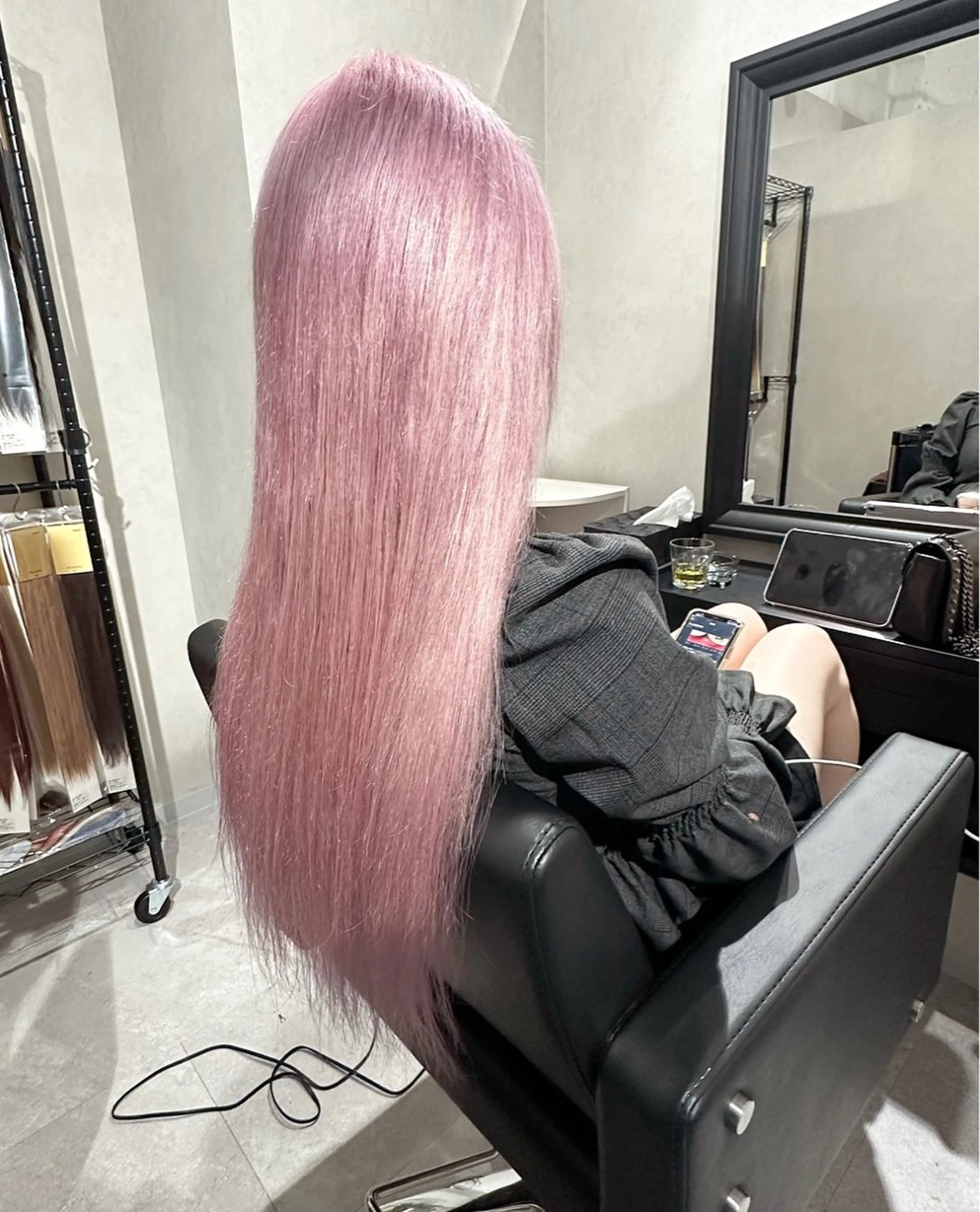 【ハイトーン🦋】 Wカラー+最高級人毛100%レミーシールエクステ80本の写真