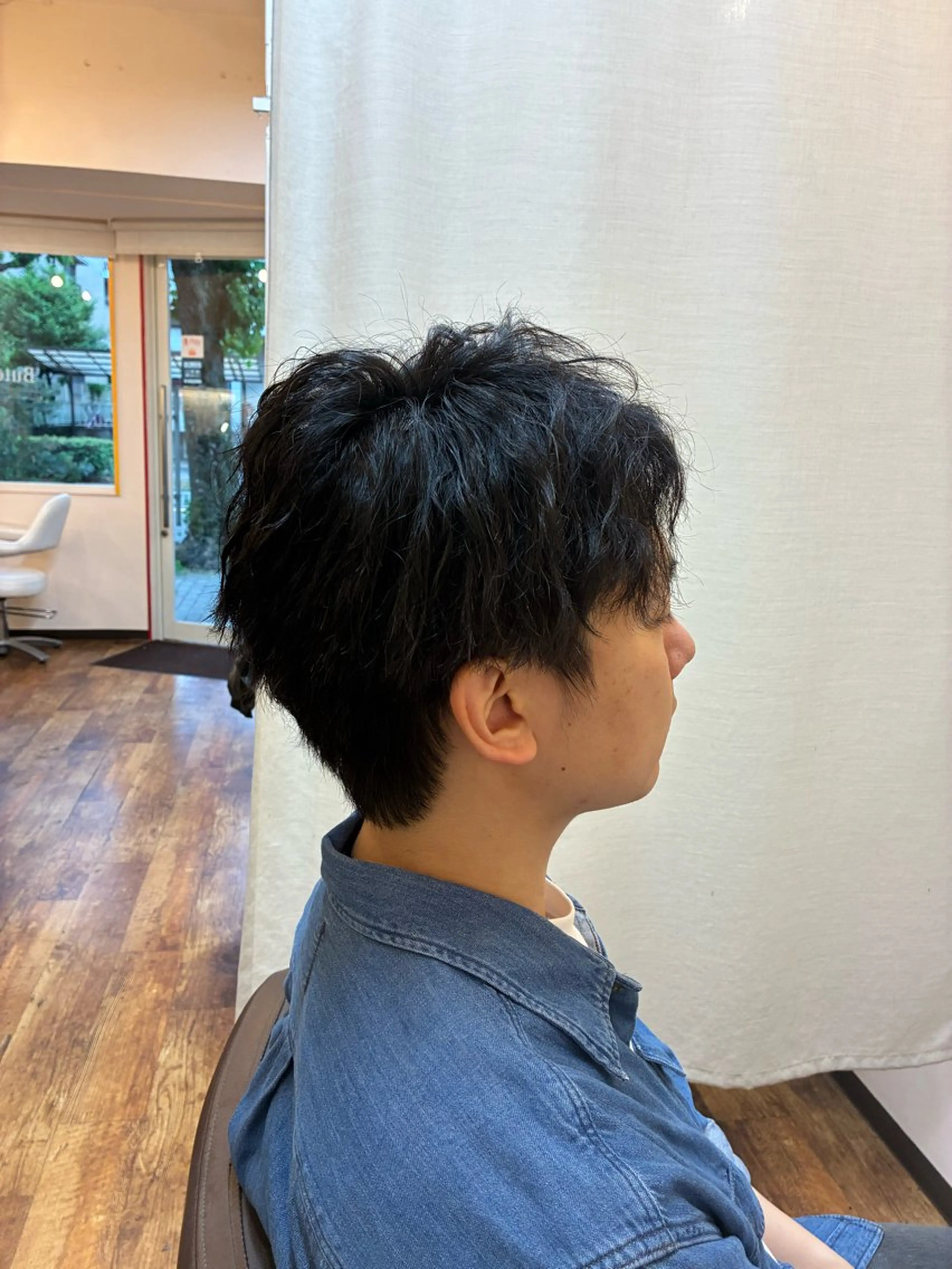 ショート パーマ ツイストスパイラルパーマ スパイラルパーマ 水野 朝之のヘアスタイル