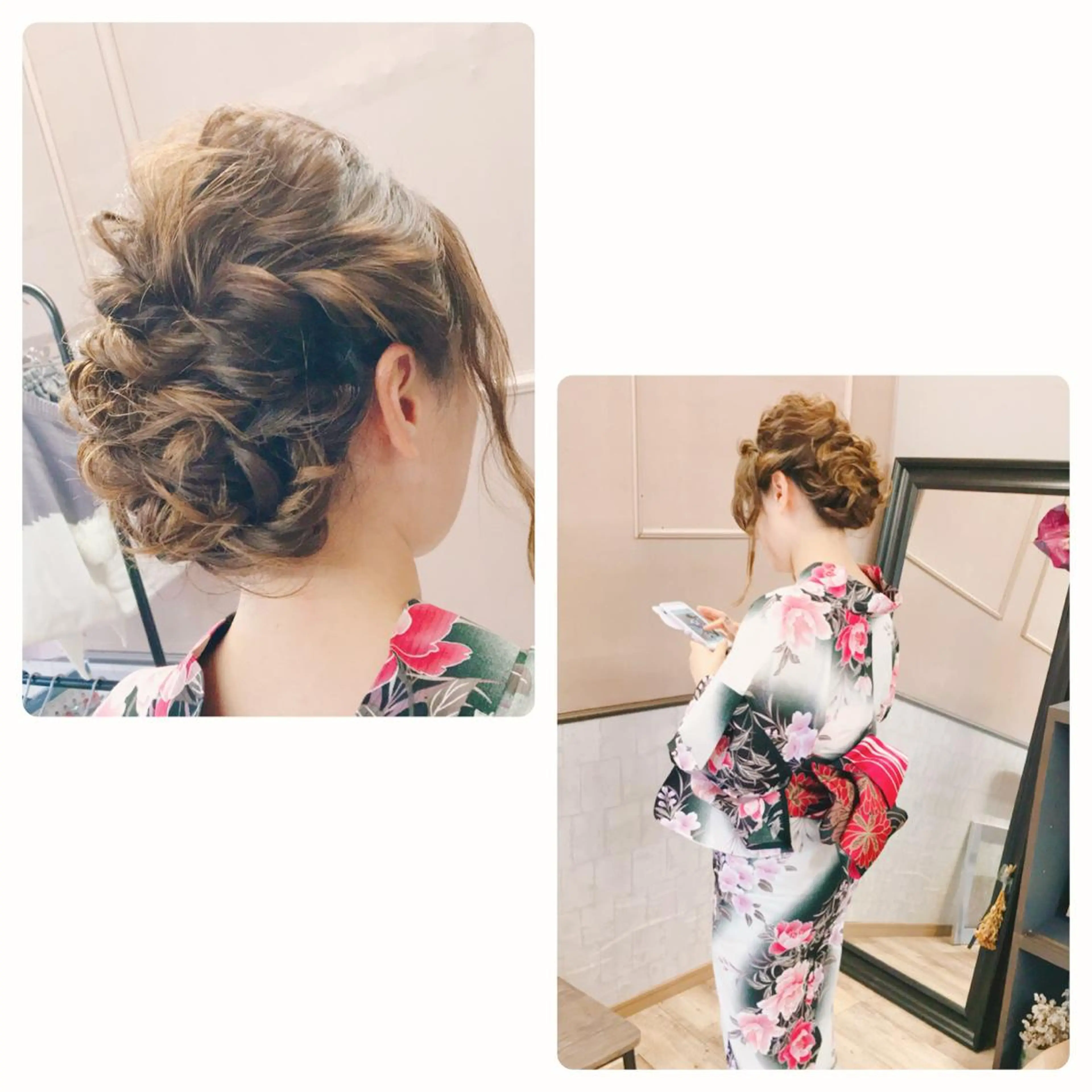 ヘアアレンジ 浴衣 repos（ルポ） 有馬のマツエク・マツパデザイン