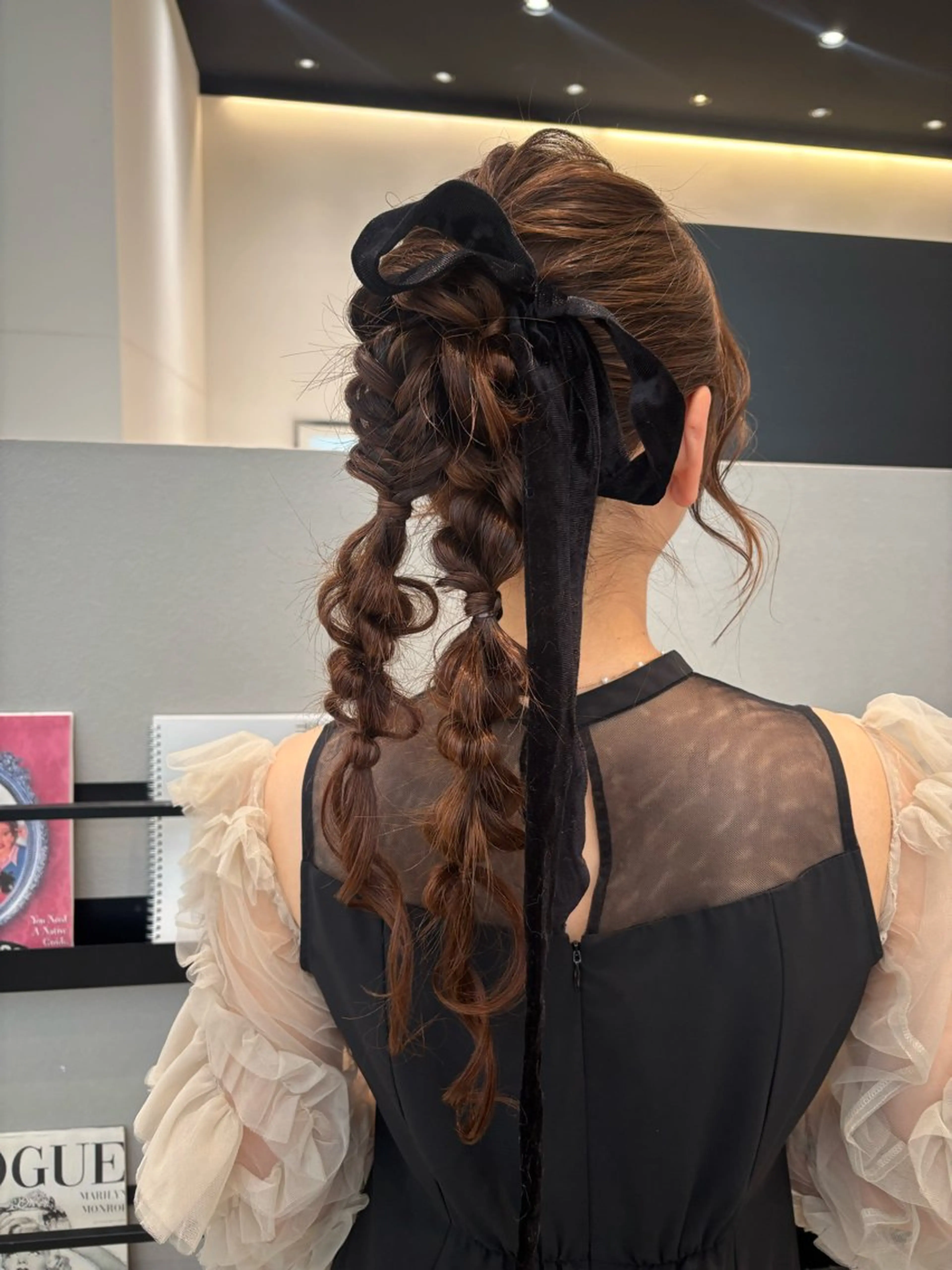 ロング ヘアアレンジ 結婚式・ブライダル ヘアセット 透明感カラー/ レイヤーkotonoのヘアスタイル