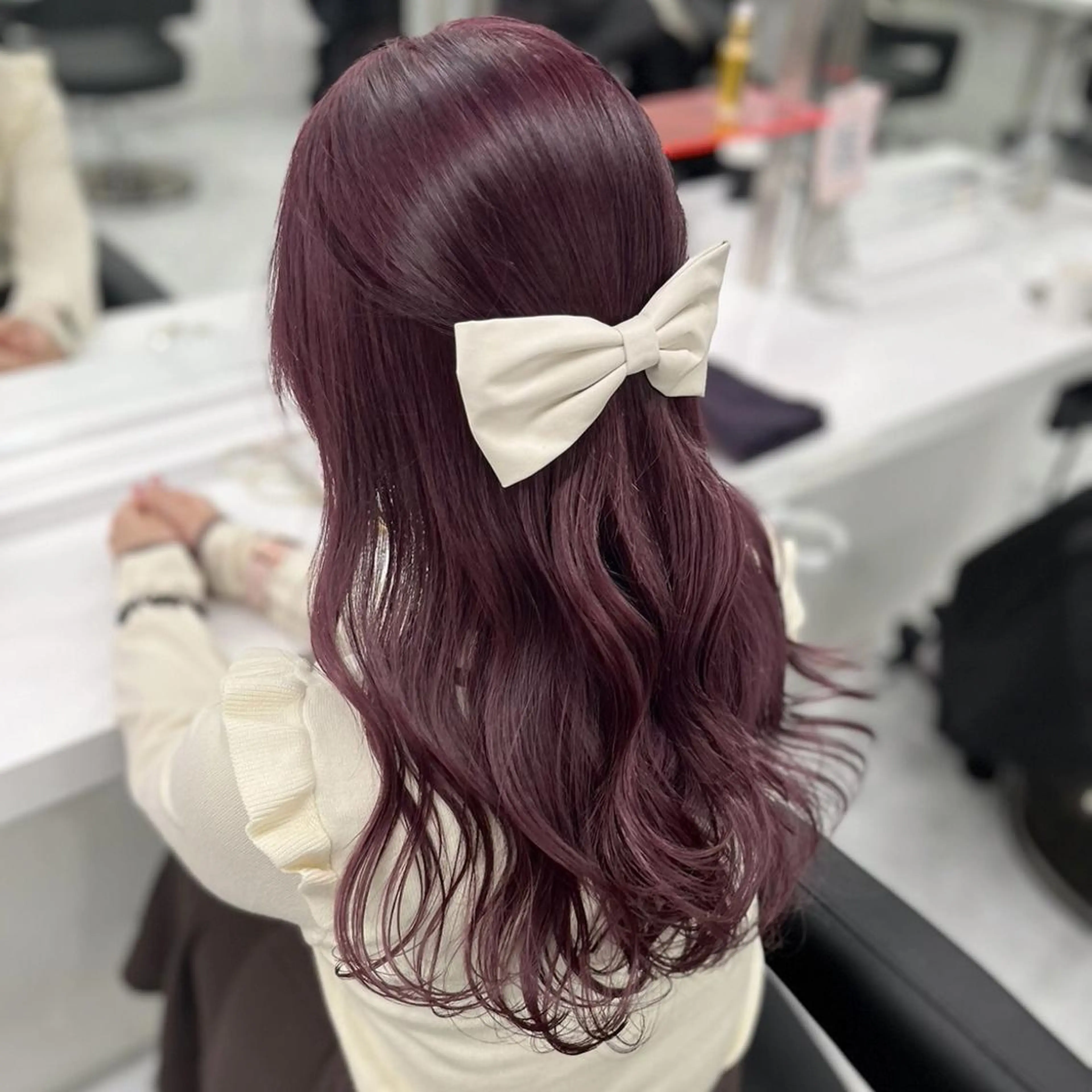 カラー うる艶ストレート♡透 明感カラー♡かずまるのヘアスタイル