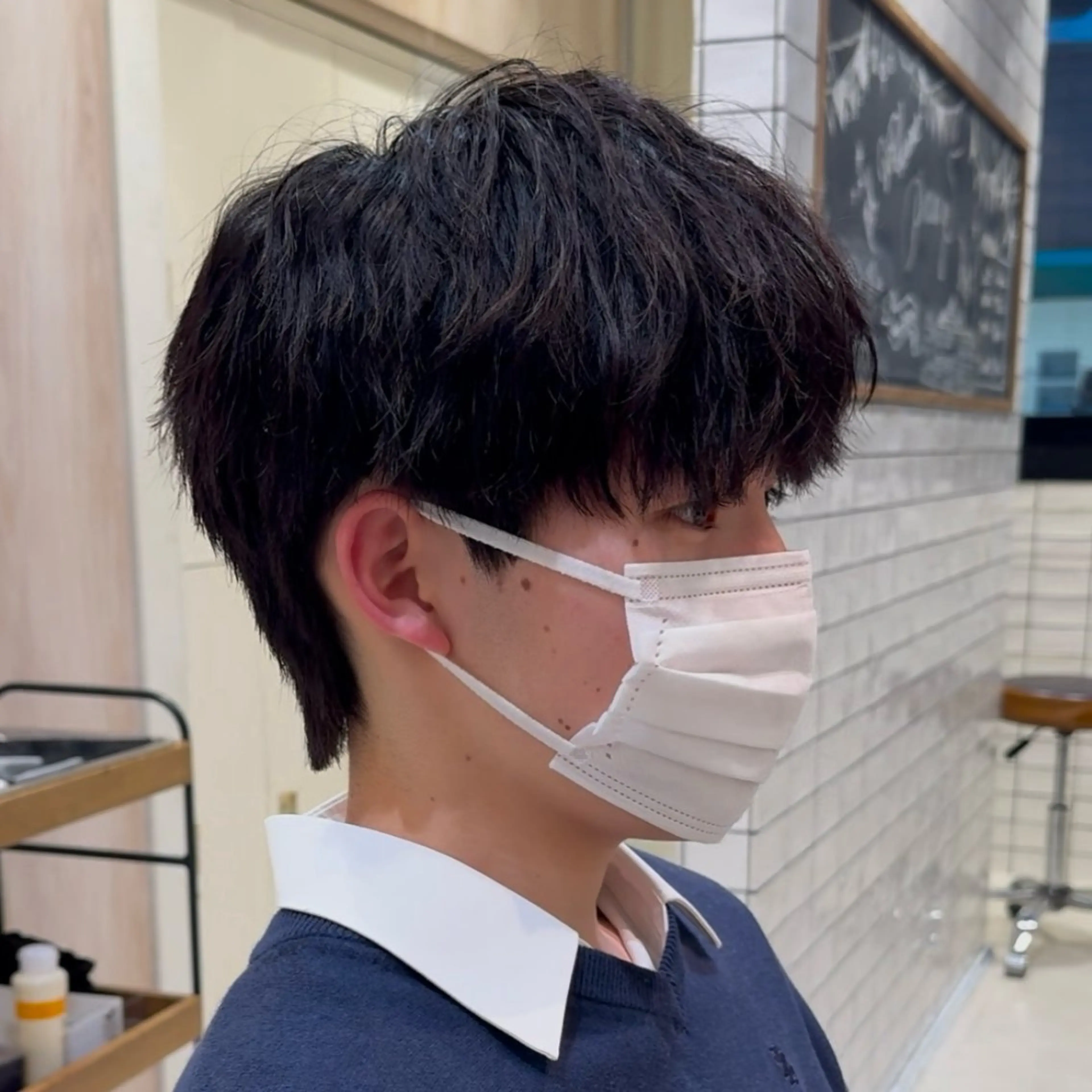 パーマ メンズ フェザー/ニュアンス パーマ/ryutoのヘアスタイル