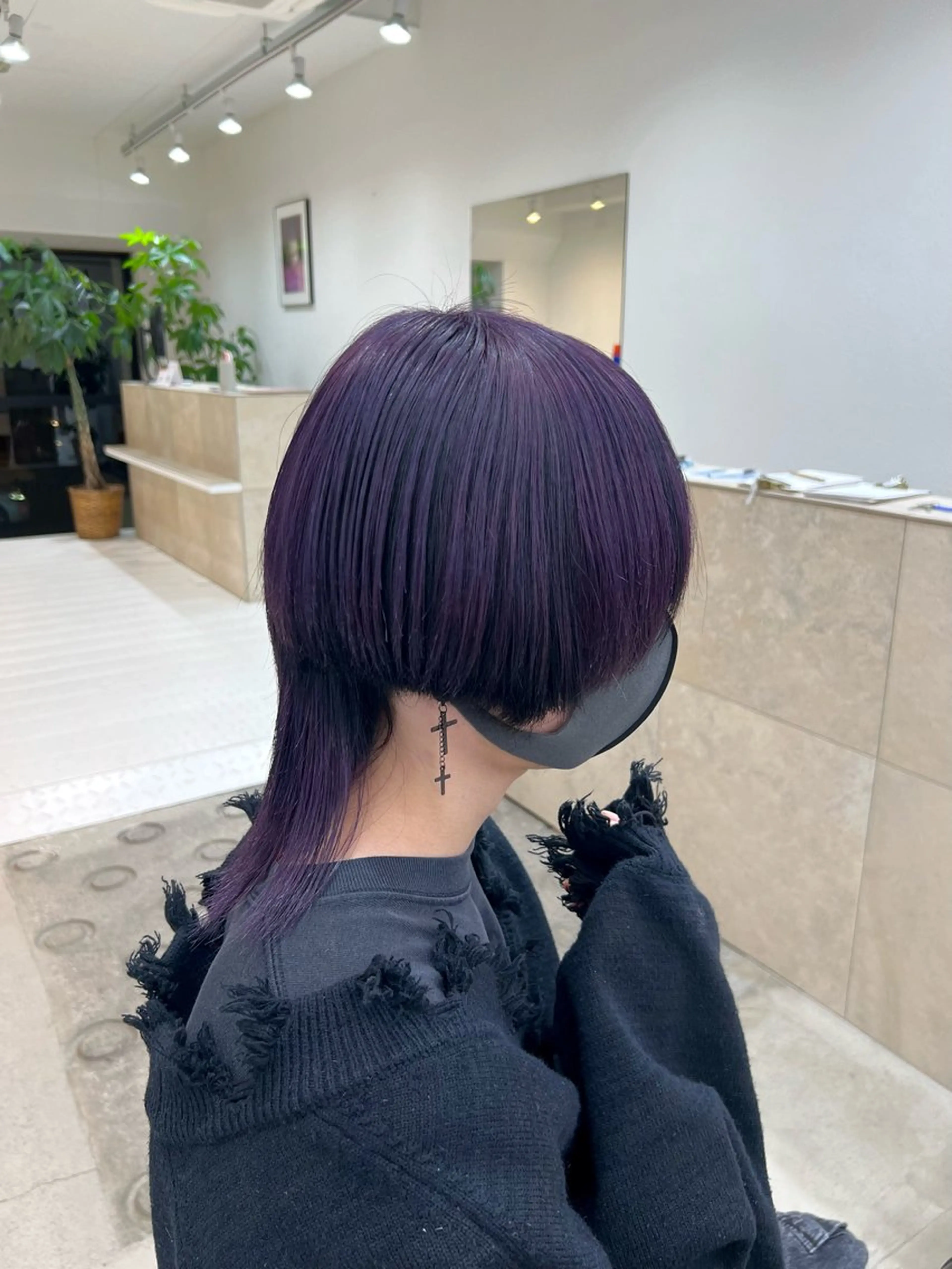 ミディアム カラー ヘアカラー ブリーチカラー🦋‪ 田中さくらのヘアスタイル