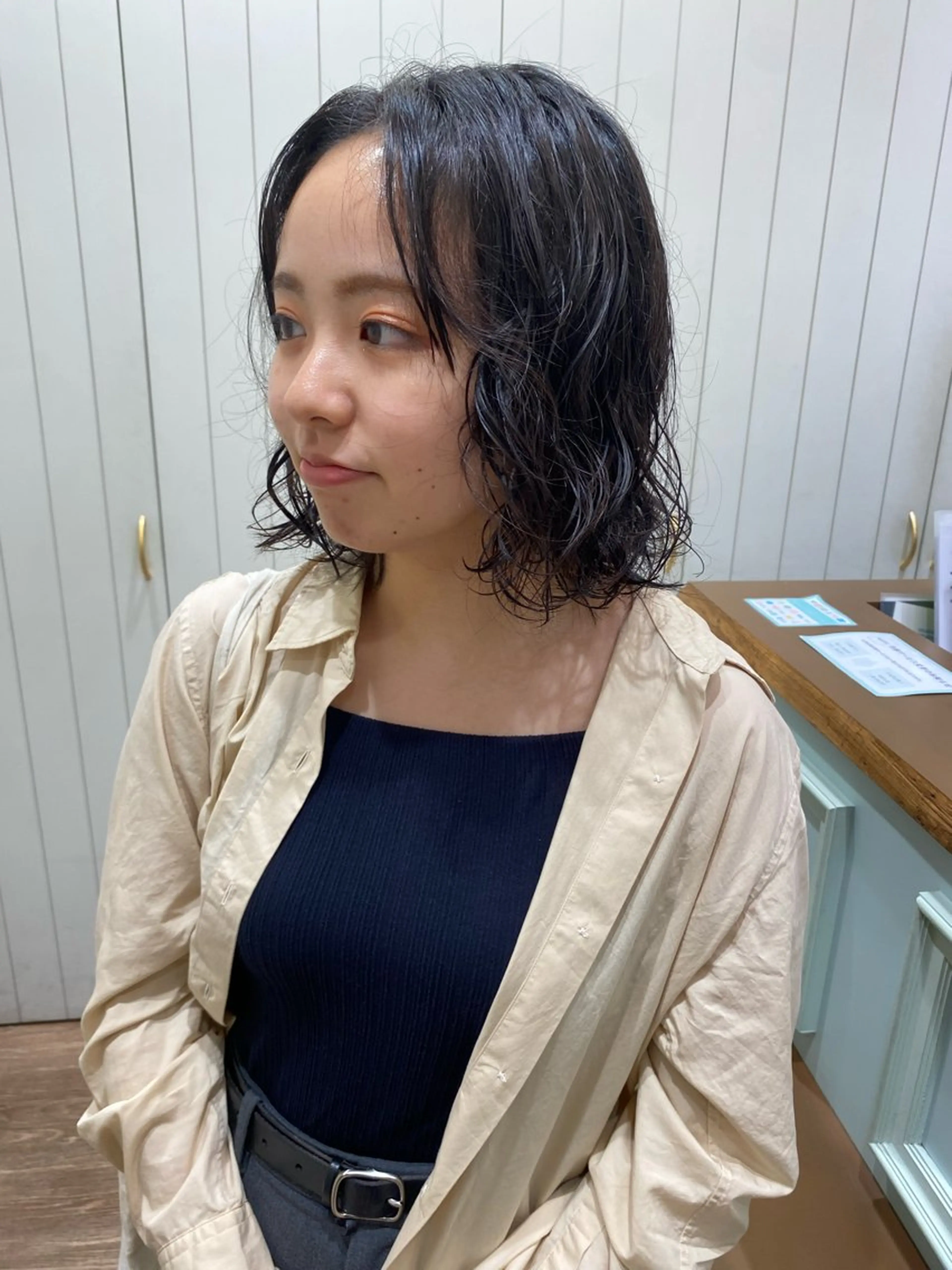 パーマ ボブ カット パーマ トリートメント ayaka #パーマ#アレンジのヘアスタイル