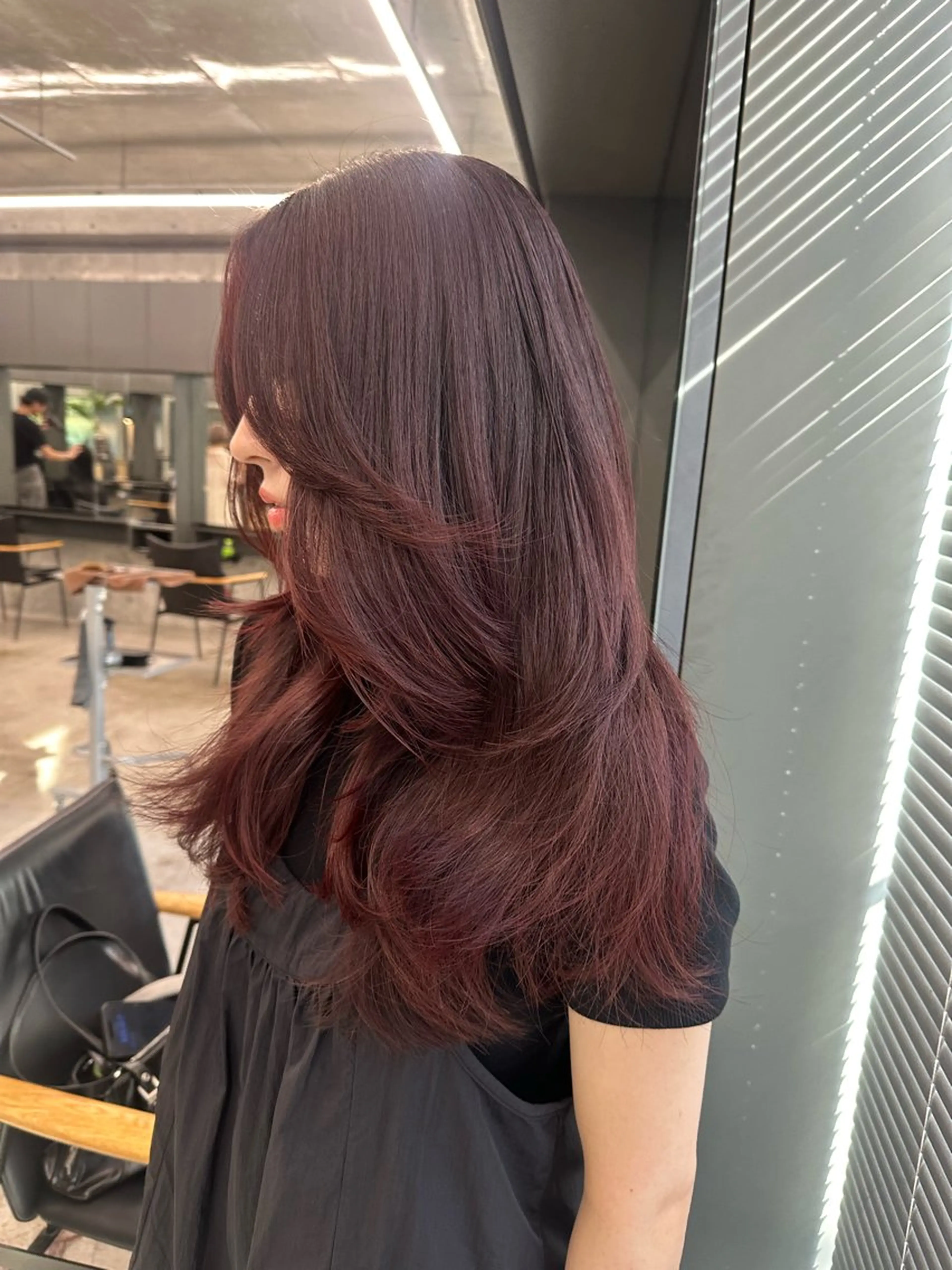 セミロング カラー カット ヘアカラー yuuna/ ハッシュカット🎀のヘアスタイル