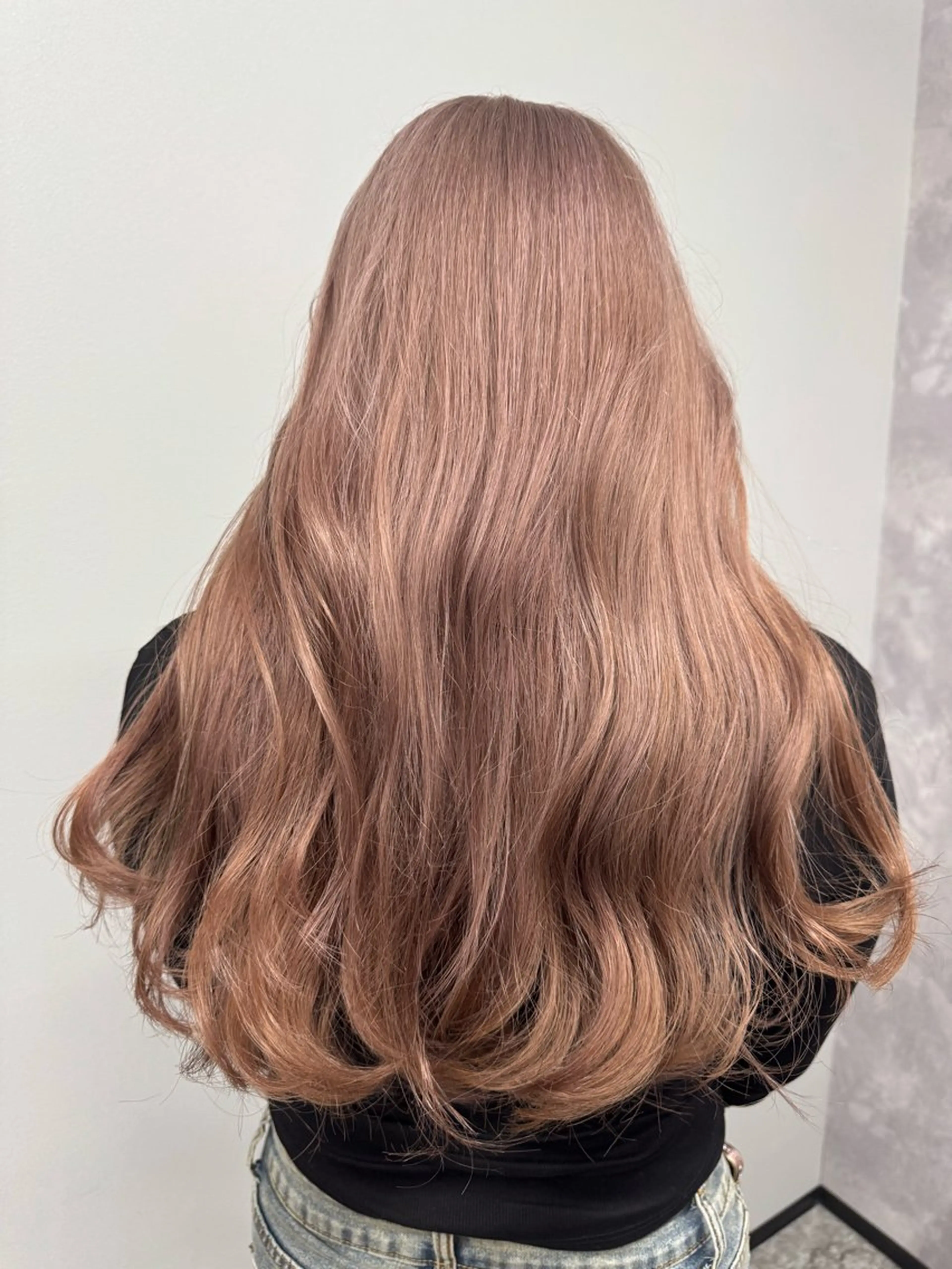 ロング カラー ピンクカラー ハイトーン/メンズ パーマ👾ますのヘアスタイル