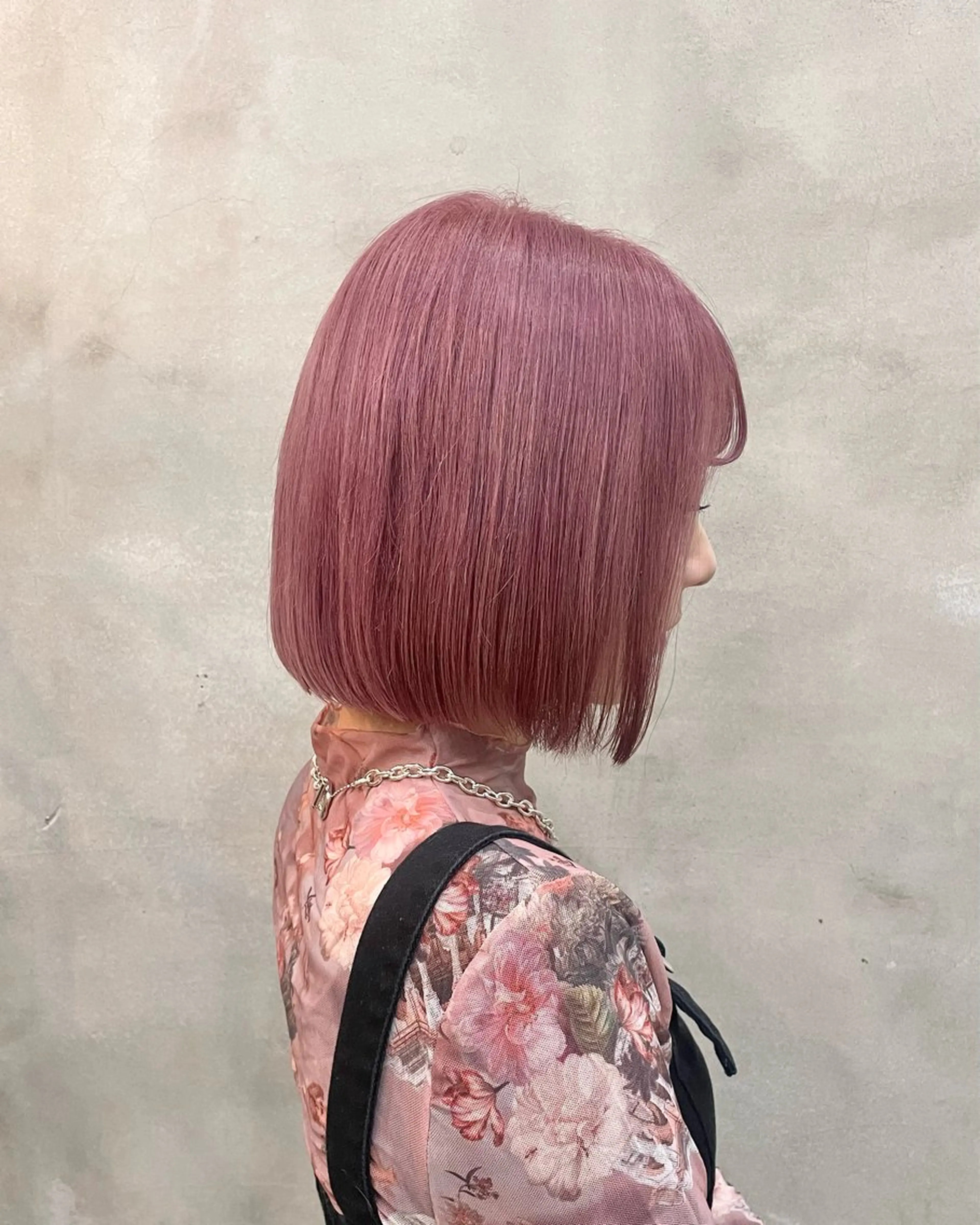 ショート カラー ヘアアレンジ カット ヘアカラー トリートメント 【ピンク/韓国ヘア/ ヘアセット】亜海のヘアスタイル