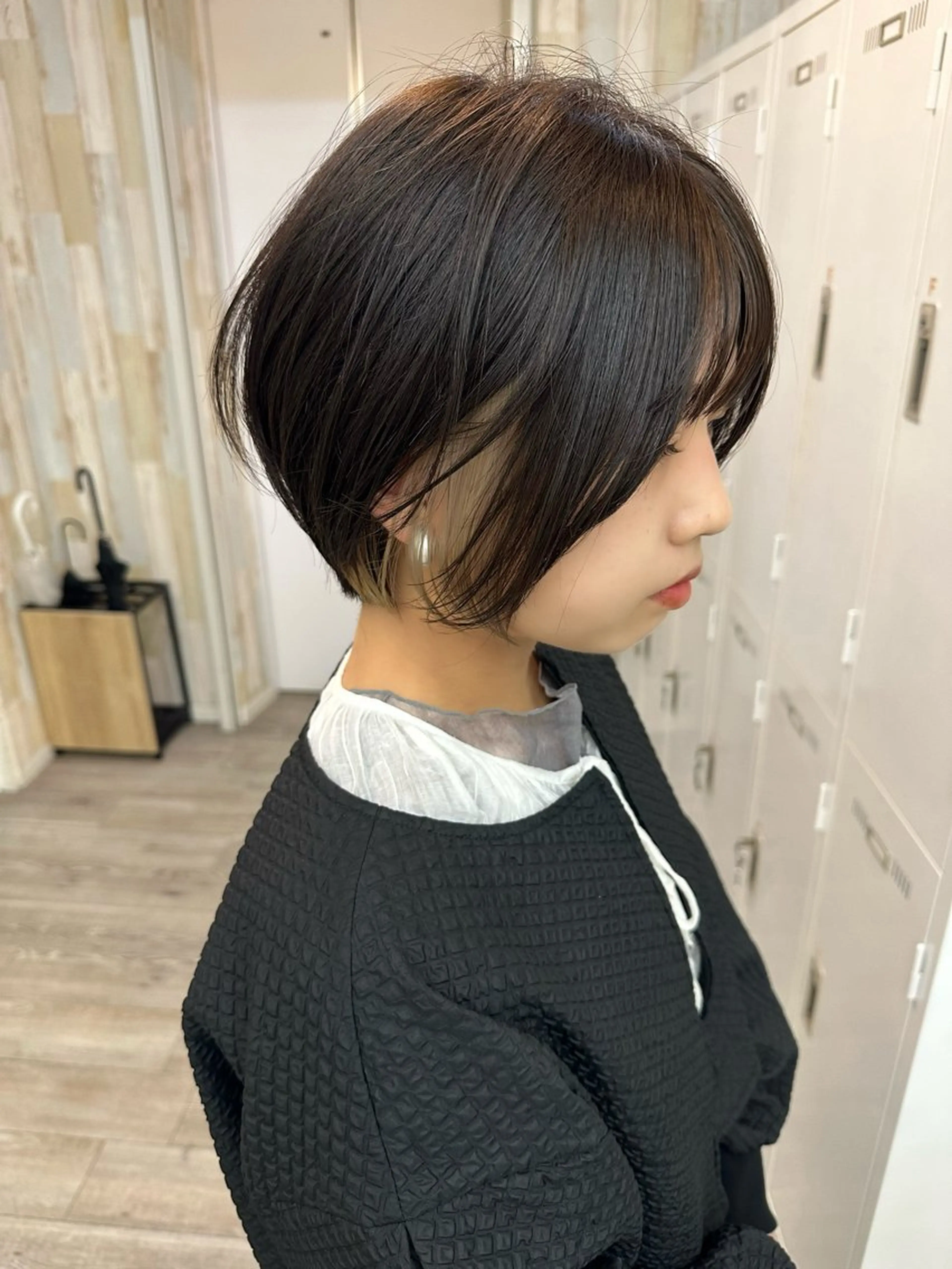 ショート カラー KEIGO/ ベージュカラーのヘアスタイル