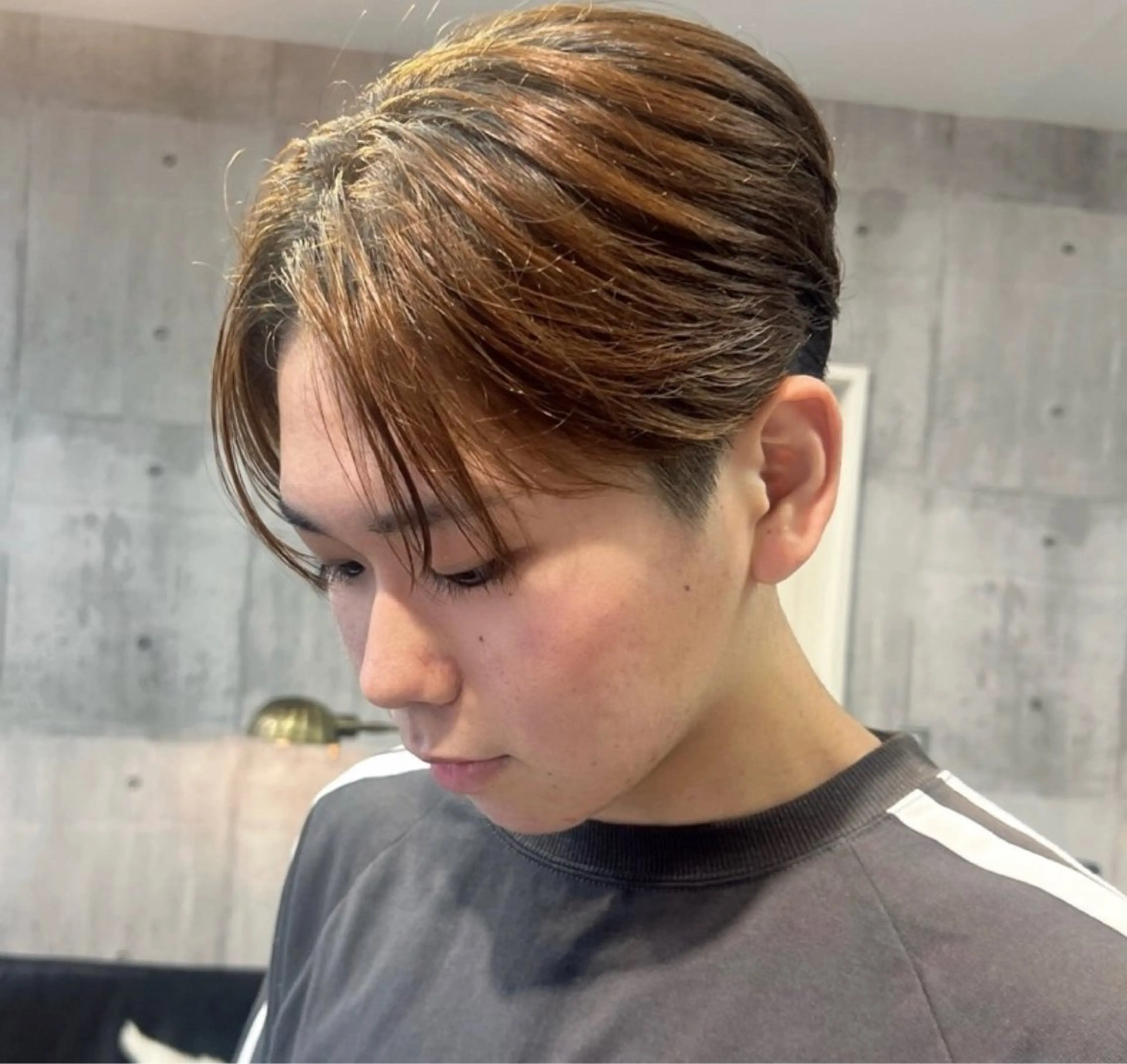 ミディアム カラー メンズ 🥸MENIN 相模 大野メンズ専門🥸のヘアスタイル