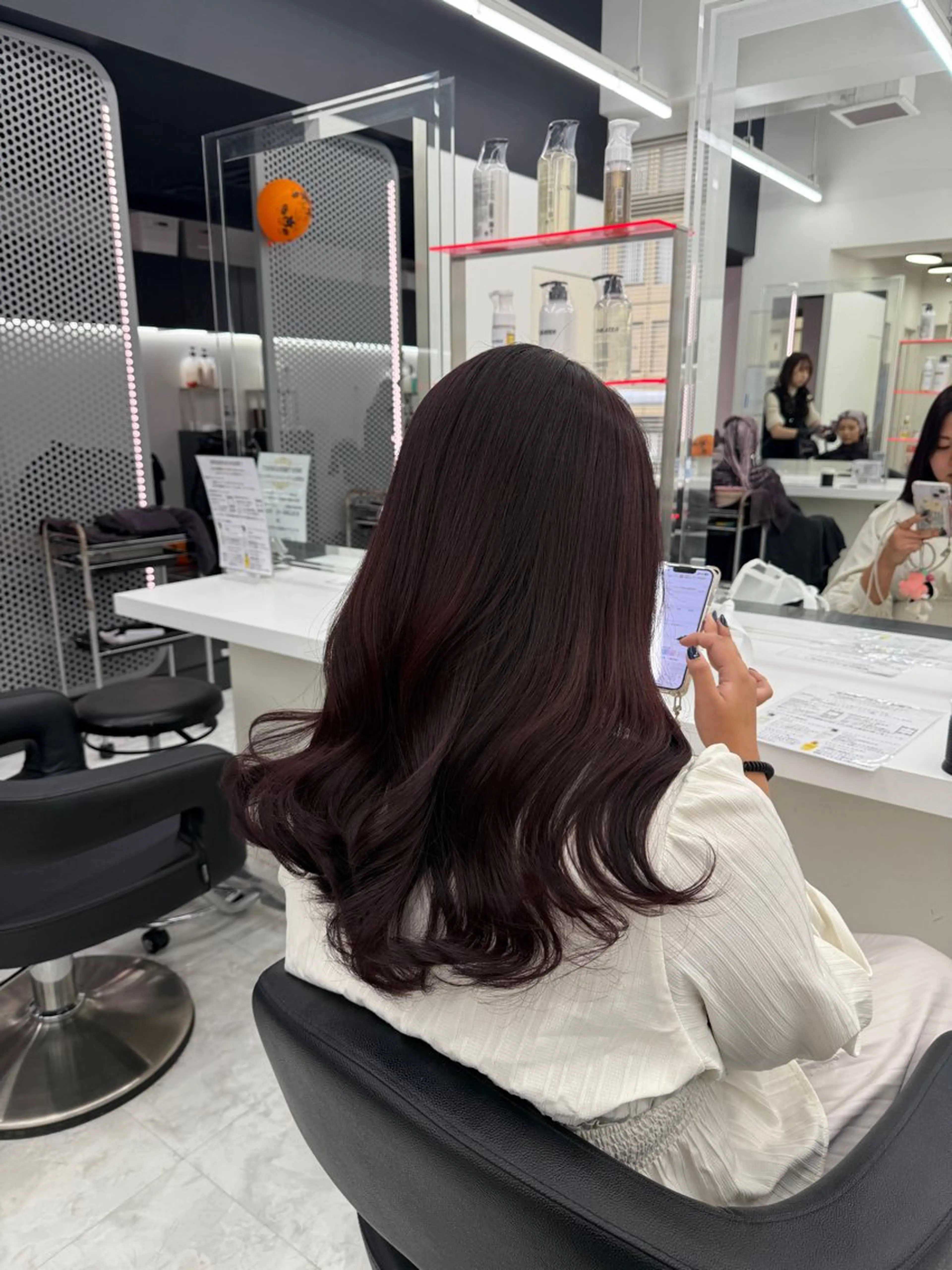 セミロング カラー ヘアアレンジ 🎀Girly艶髪カ ラー🎀Harukaのヘアスタイル