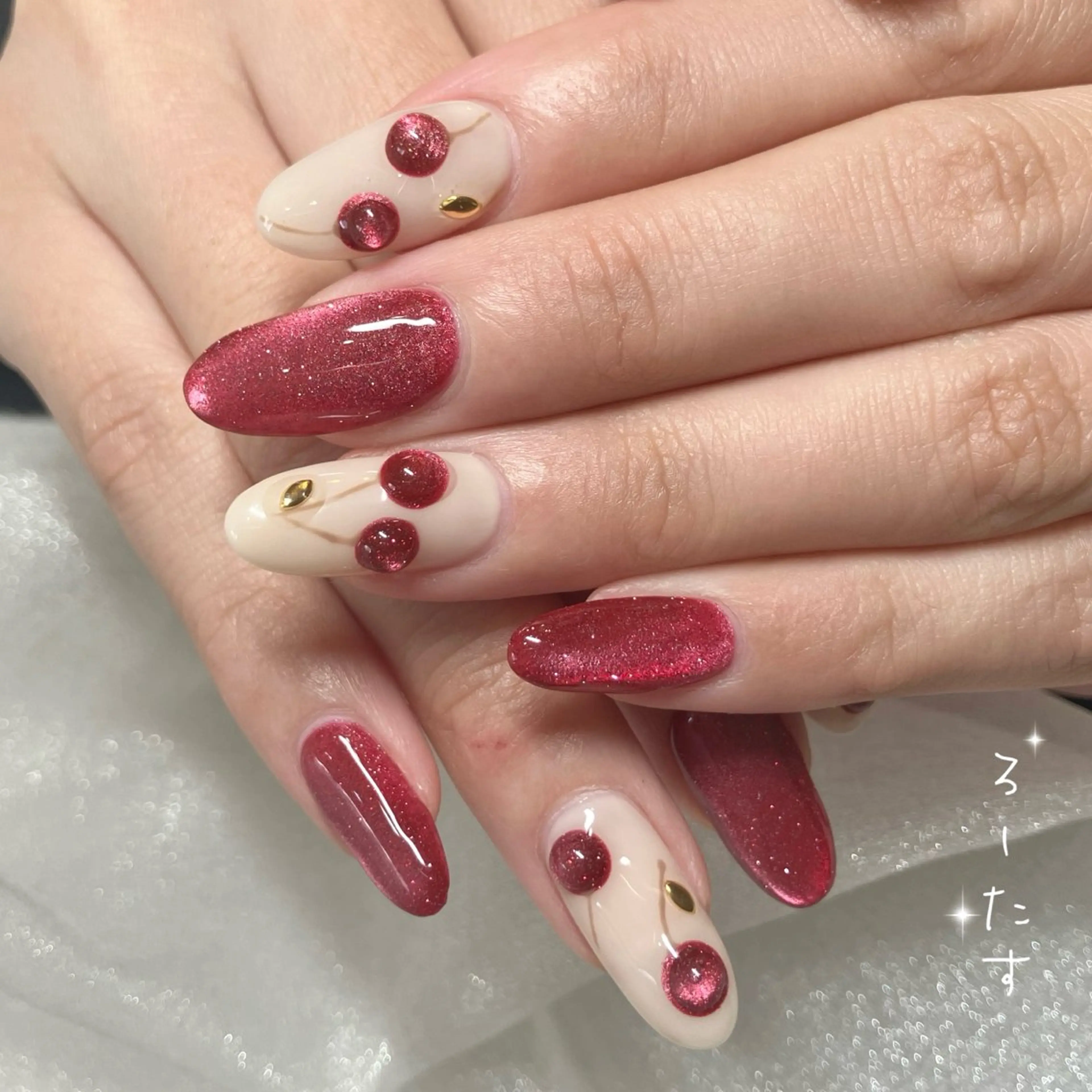 ネイル ハンドネイル マオジェル導入サロン ♡ろーたすのネイルデザイン
