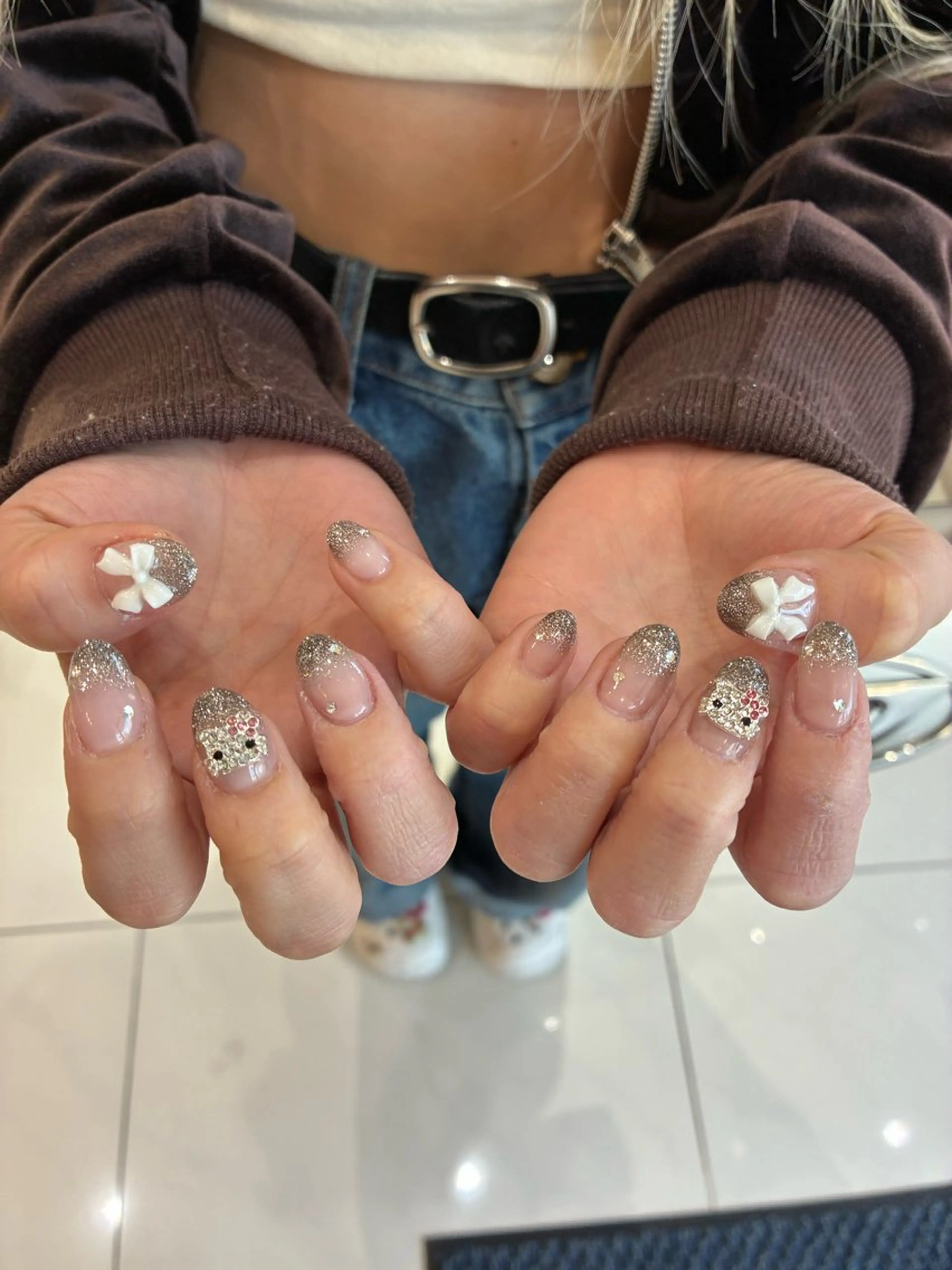 【オフなし】ラメグラデーション💖 ¥5,500→¥4,500の写真