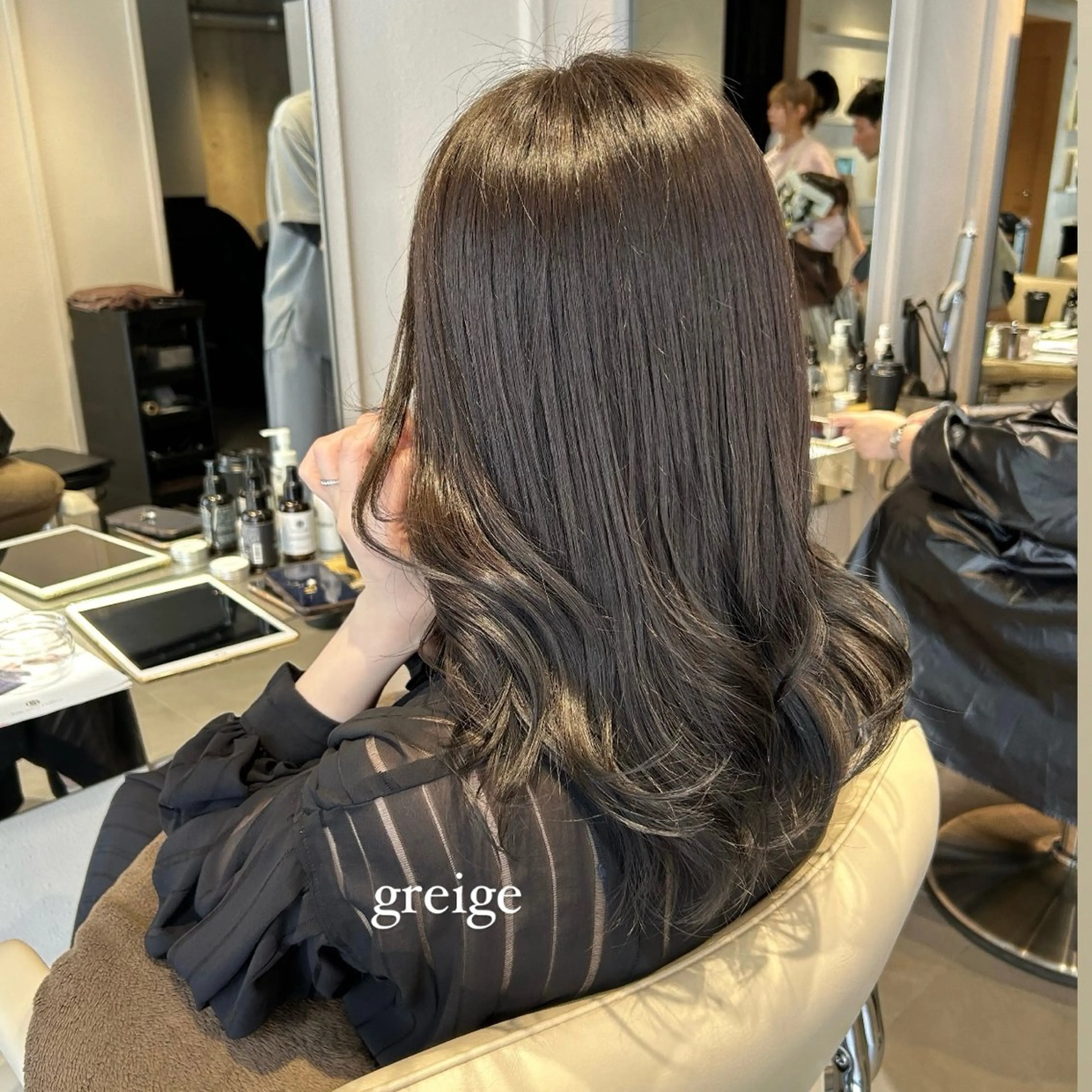 ミディアム カラー ブリーチ 透明感カラー ダブルカラー ブリーチなしカラー ヘアカラー トリートメント 艶感/ナチュラル 🌿マアヤのヘアスタイル