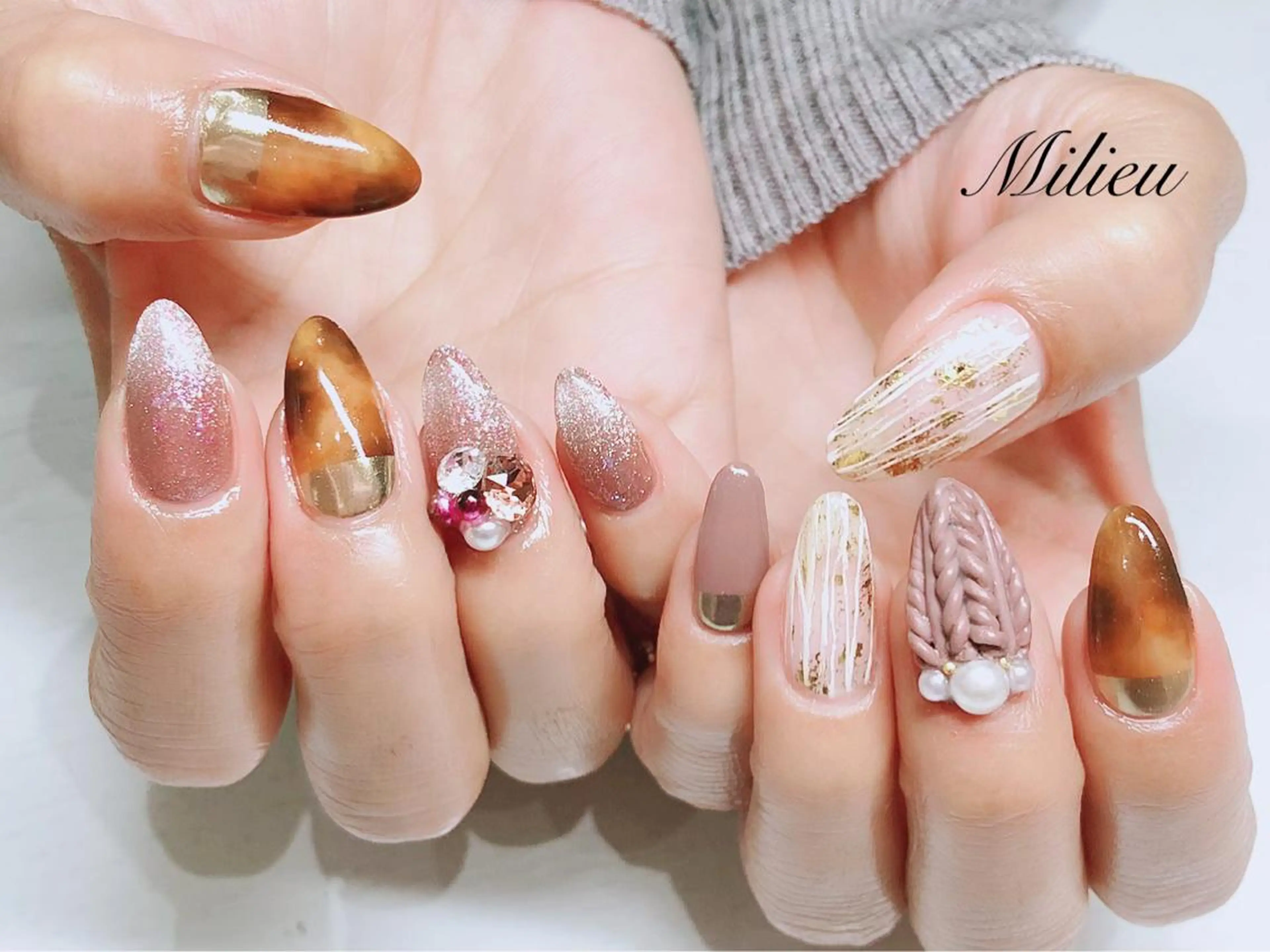 ネイル ハンドネイル 吉澤 圭のネイルデザイン