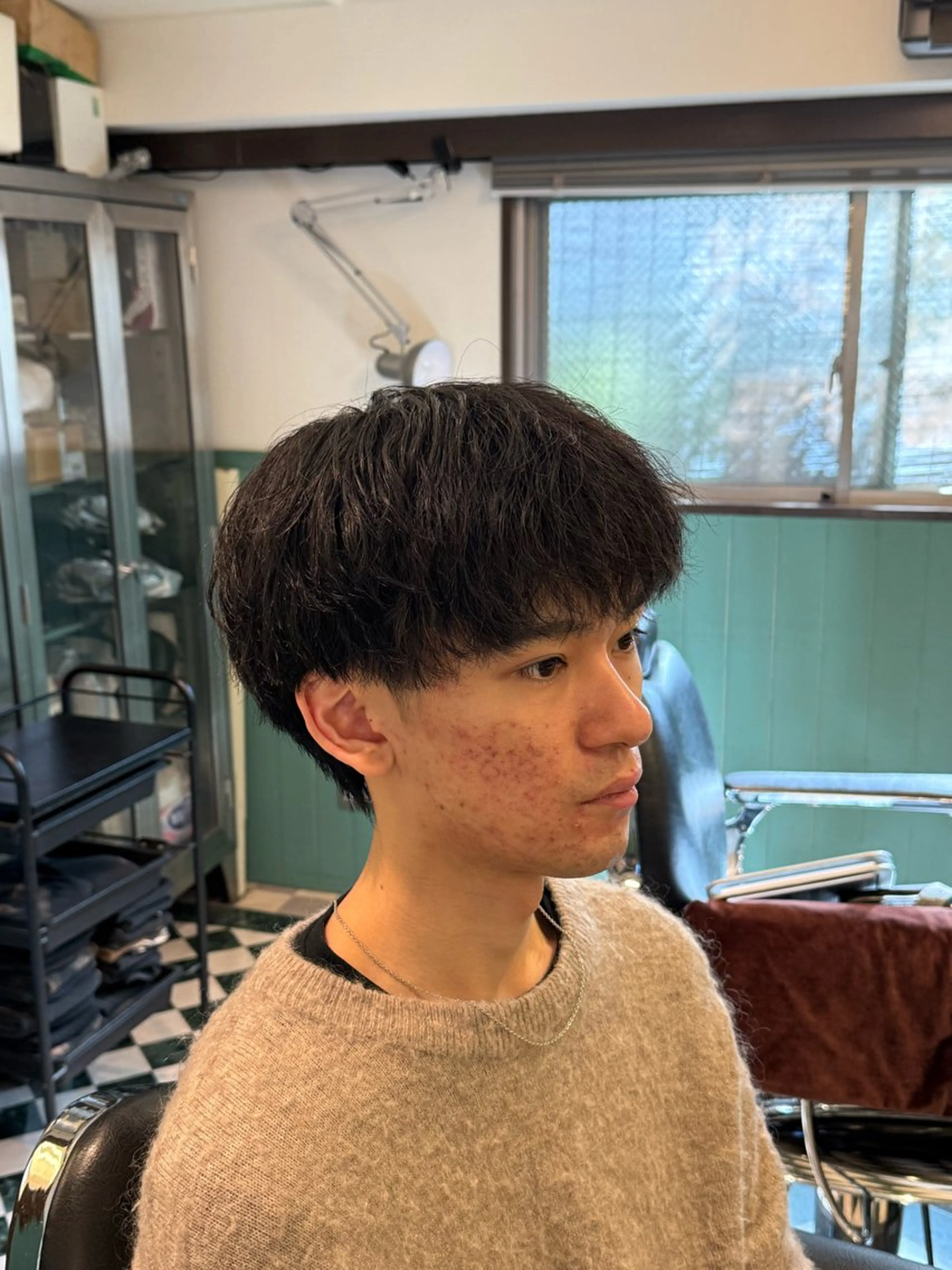 ミディアム メンズ 足立 享祐のヘアスタイル