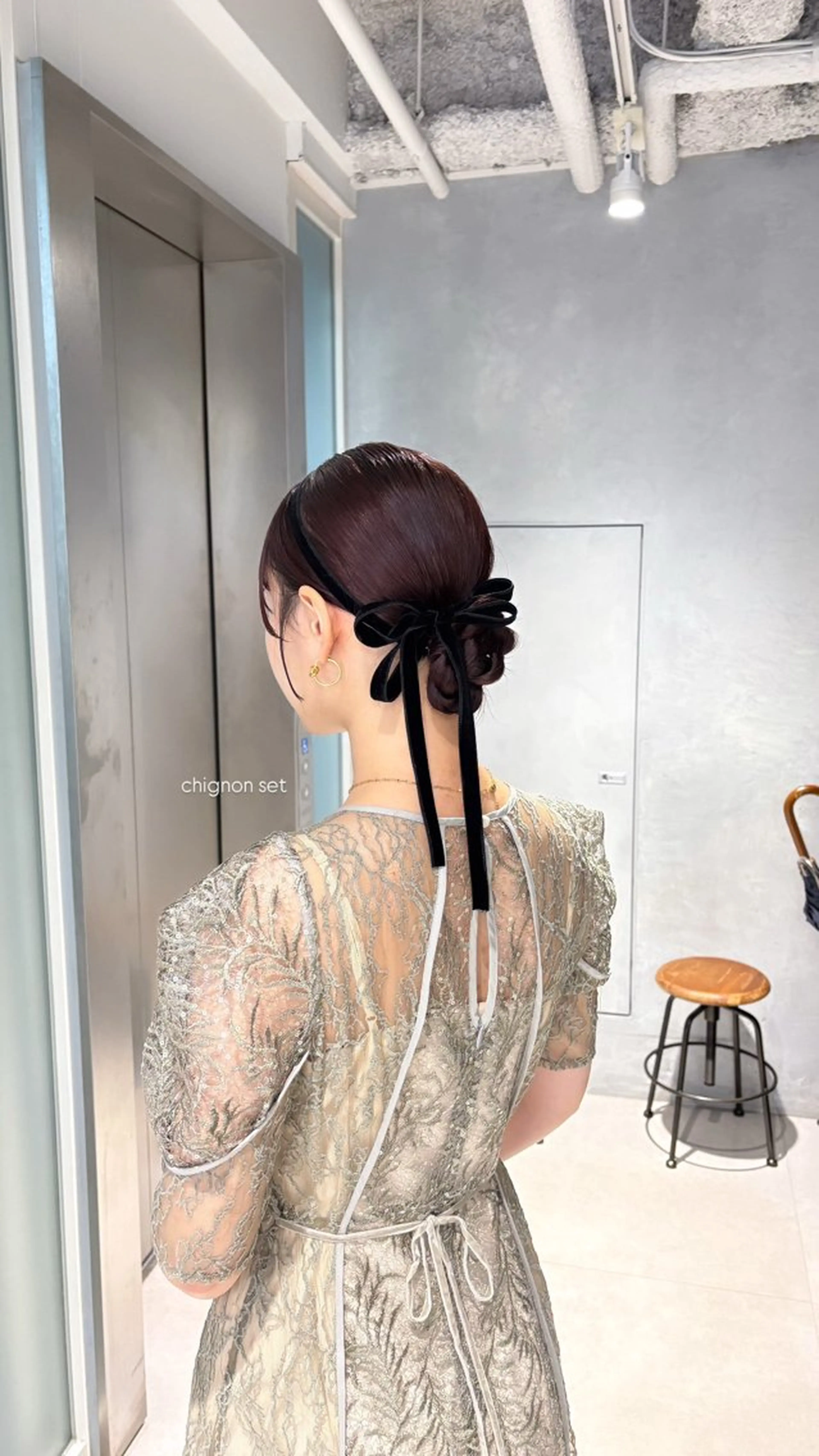 セミロング カラー ヘアアレンジ ヘアセット マンツーマン半個室 tamuraのヘアスタイル