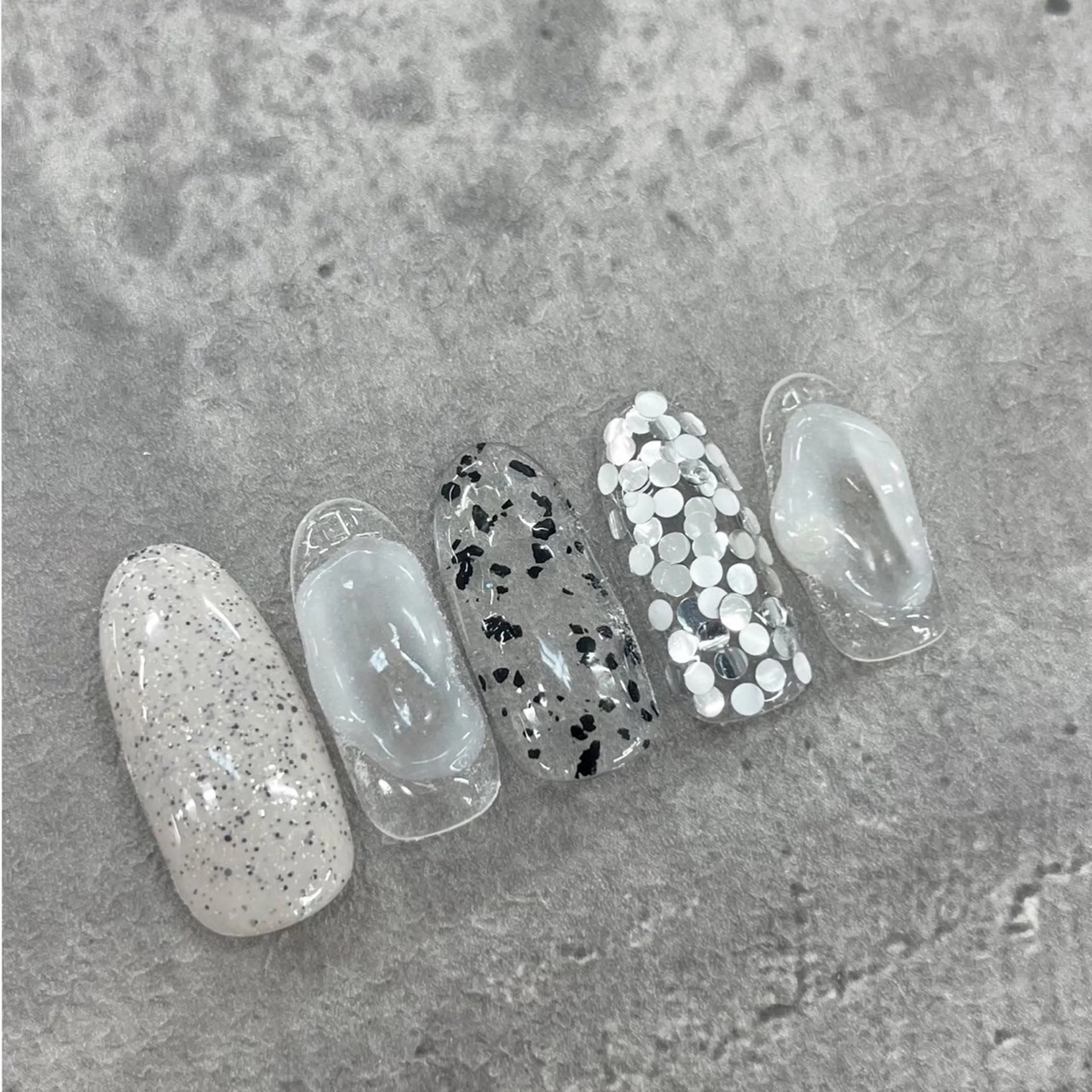 ネイル ⭐︎休業中の練習⭐︎ JNA認定講師髙橋のネイルデザイン