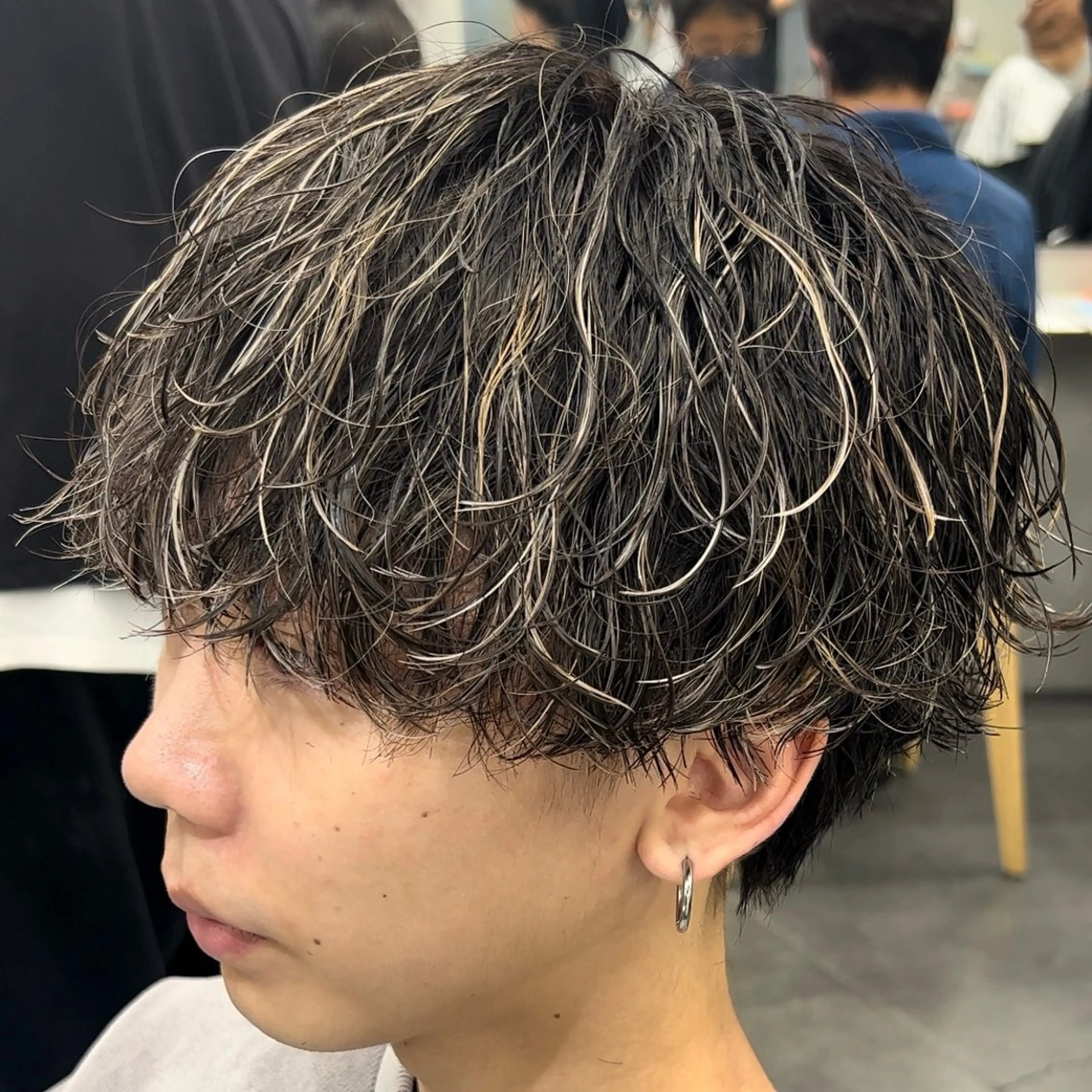 ミディアム カラー ヘアアレンジ メンズ fifth 石川 凪のヘアスタイル
