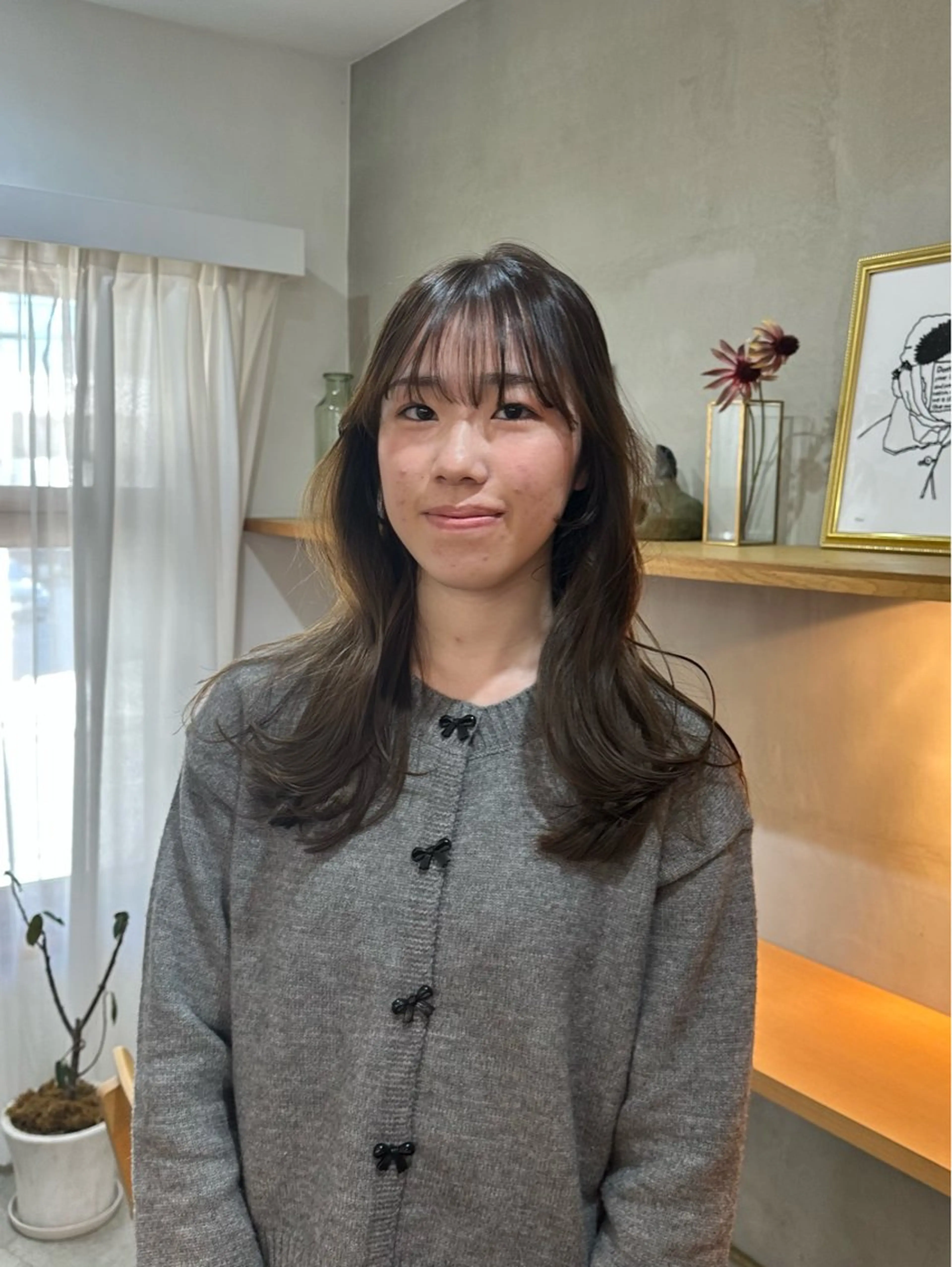 セミロング 縮毛矯正＆髪質改善 特化/ゆいのヘアスタイル