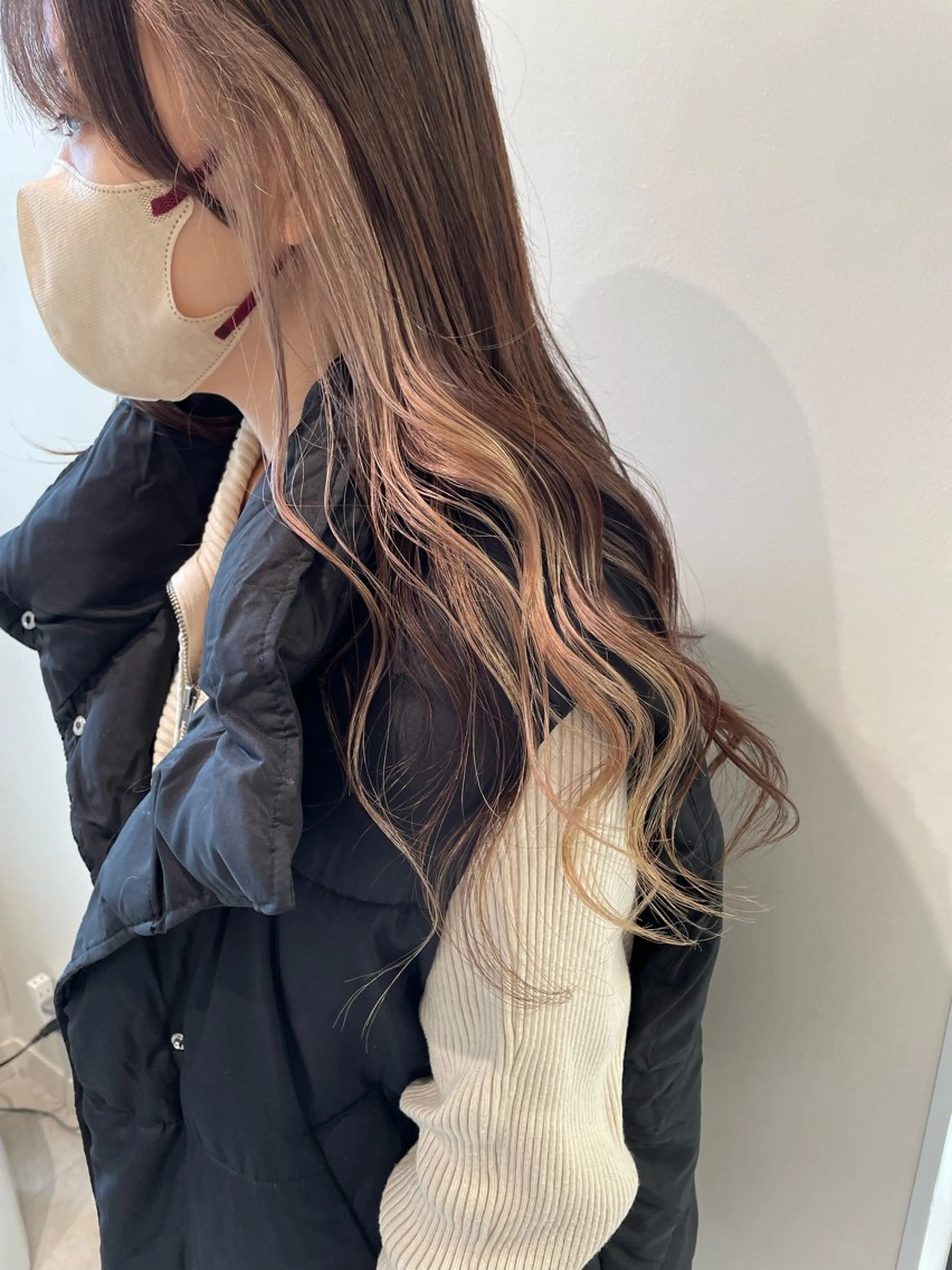 ロング カラー ヘアカラー ボブ/インナーカラー /眉毛/Miyuのヘアスタイル